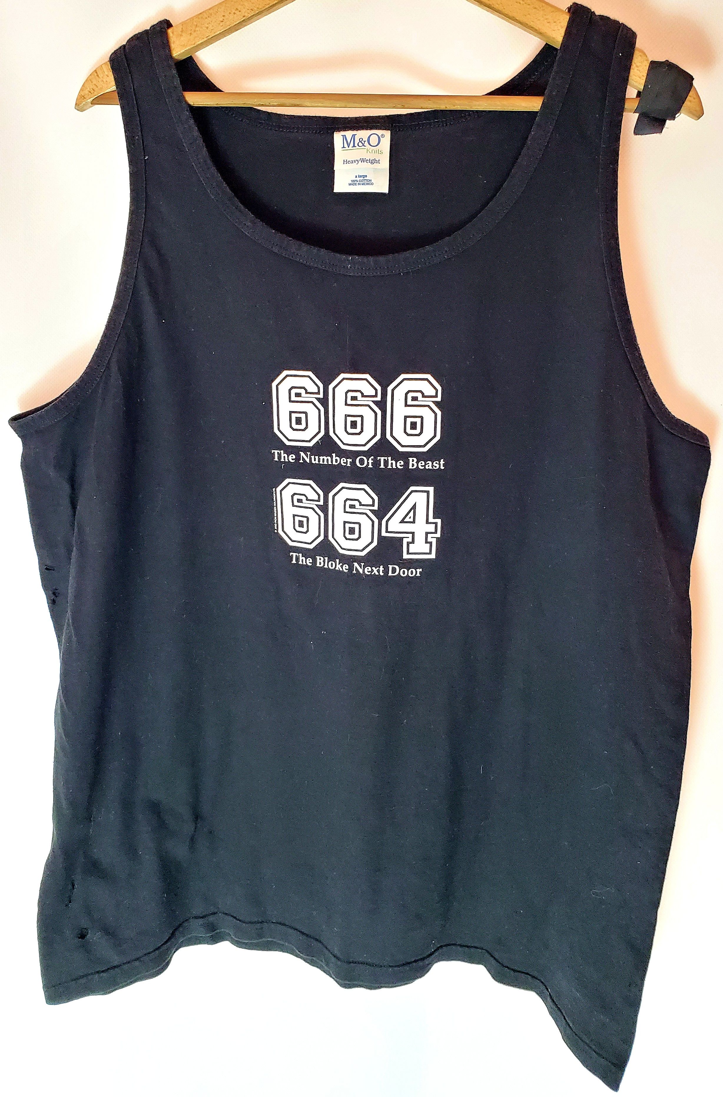 Band Tees × Iron Maiden × Vintage Iron Maiden 666 Number of the Beast the bloke next door Xl Size US XL / EU 56 / 4 - 1 Thumbnail
