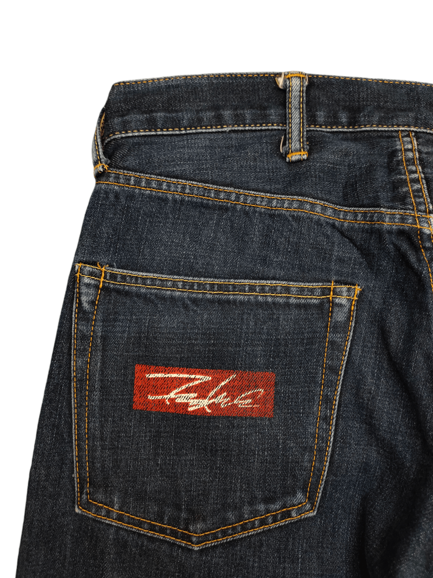 Futura 1990s Futura Embroidered Logo Distress Denim Jeans Size US 30 / EU 46 - 15 Thumbnail