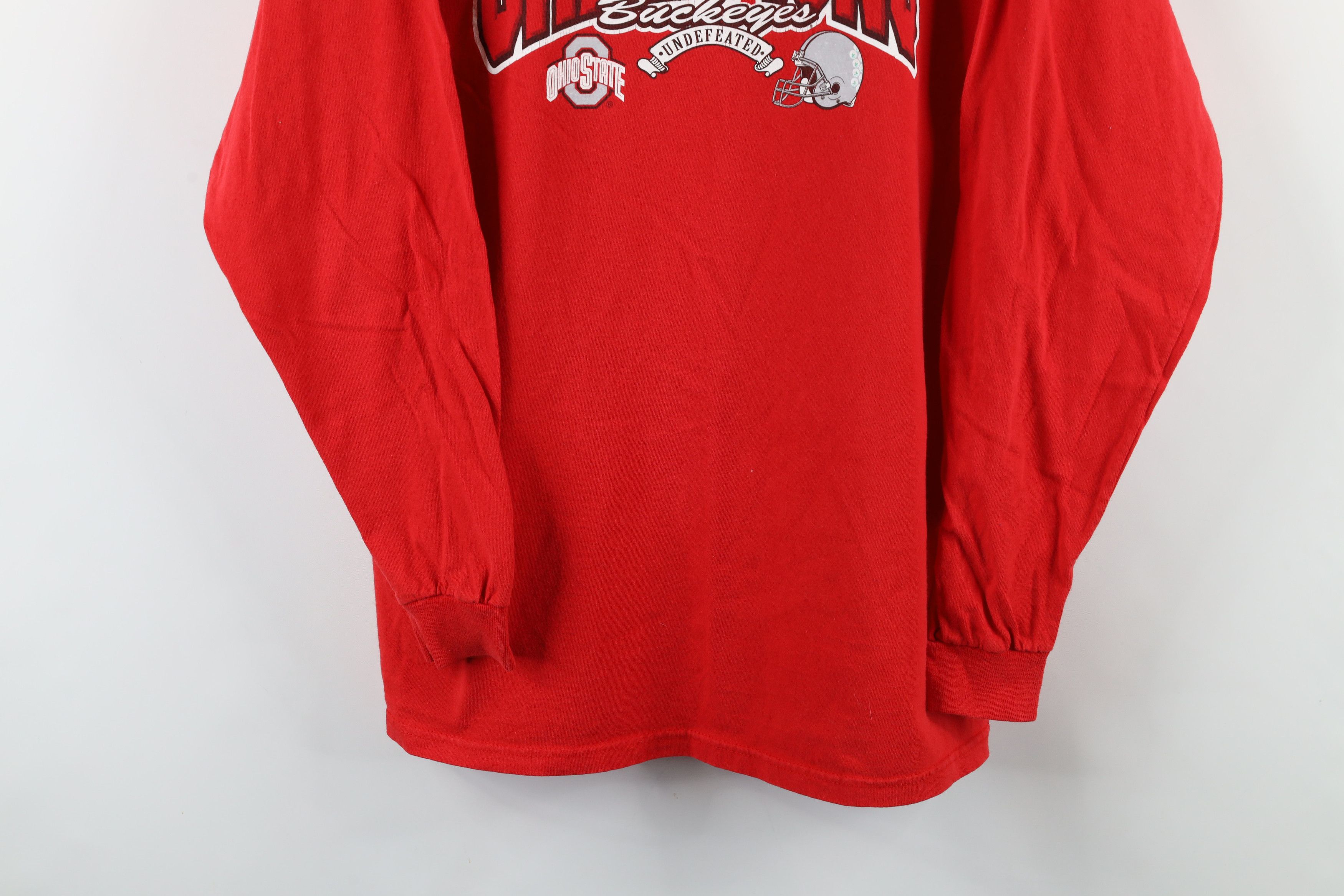 Vintage Vintage Champs Ohio State University Football T-Shirt Red Size US L / EU 52-54 / 3 - 3 Thumbnail