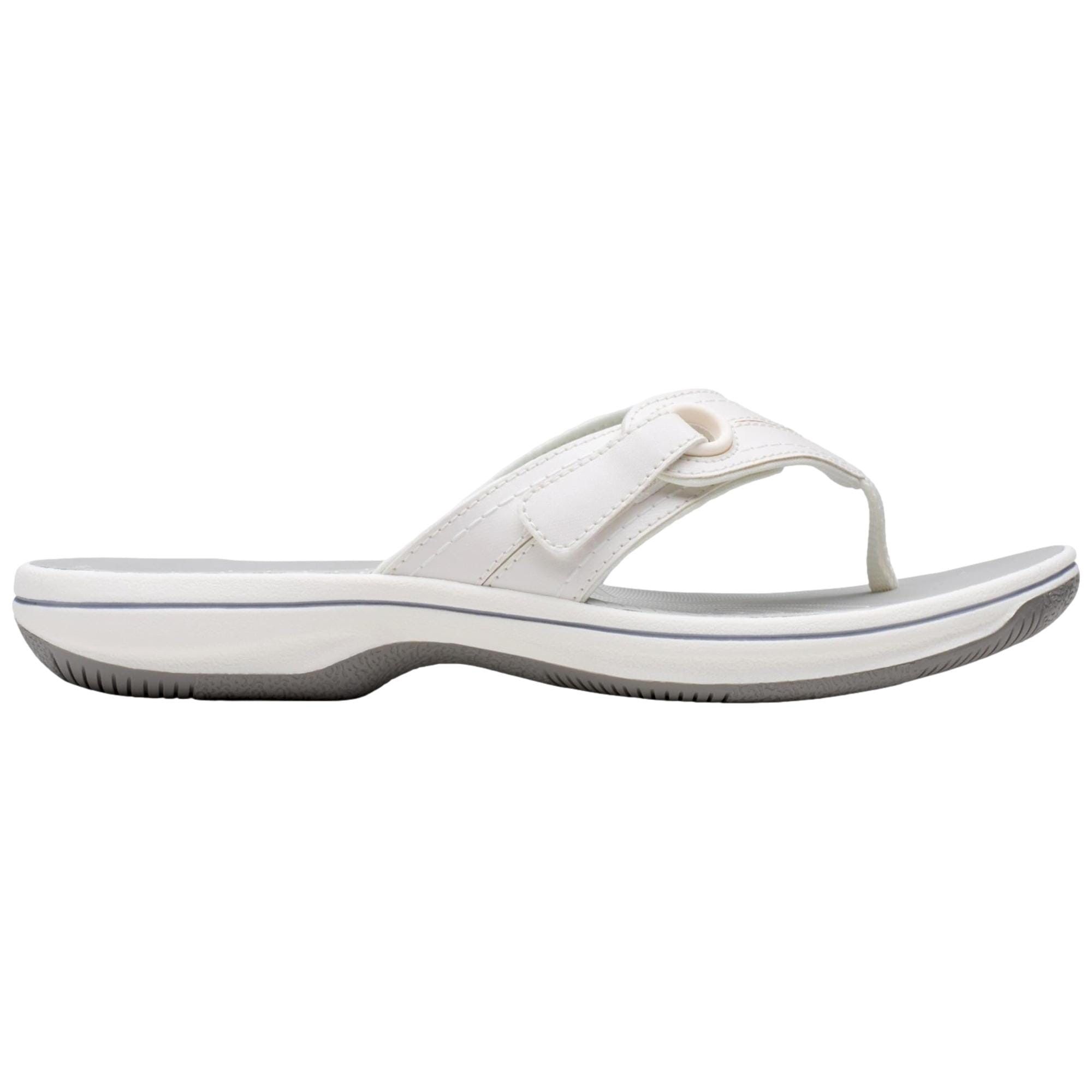 Clarks Breeze Reyna Sandal White 26181821 Size US 7 / IT 37 - 1 Thumbnail