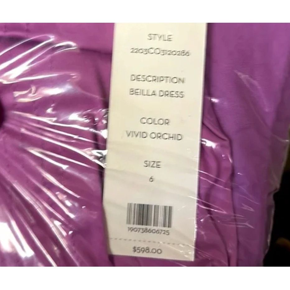 Veronica Beard Veronica Beard Beilla Ruffle A Line Dress Vivid Orchid Size M / US 6-8 / IT 42-44 - 9 Thumbnail
