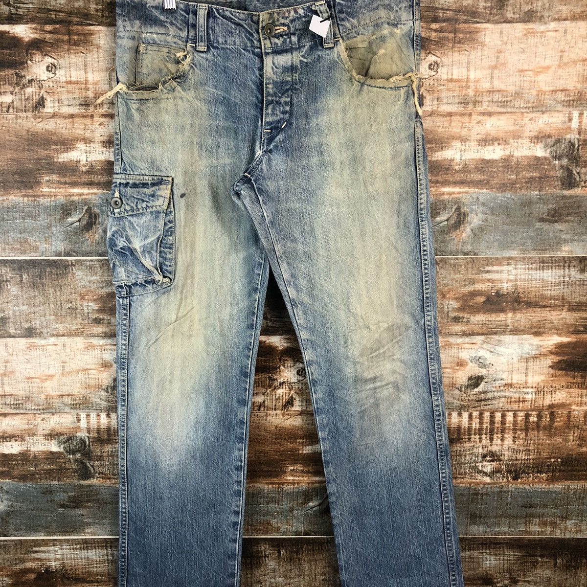 Johnbull DL John Bull Blue Multipocket Denim Pants #A2069 Size US 32 / EU 48 - 5 Thumbnail