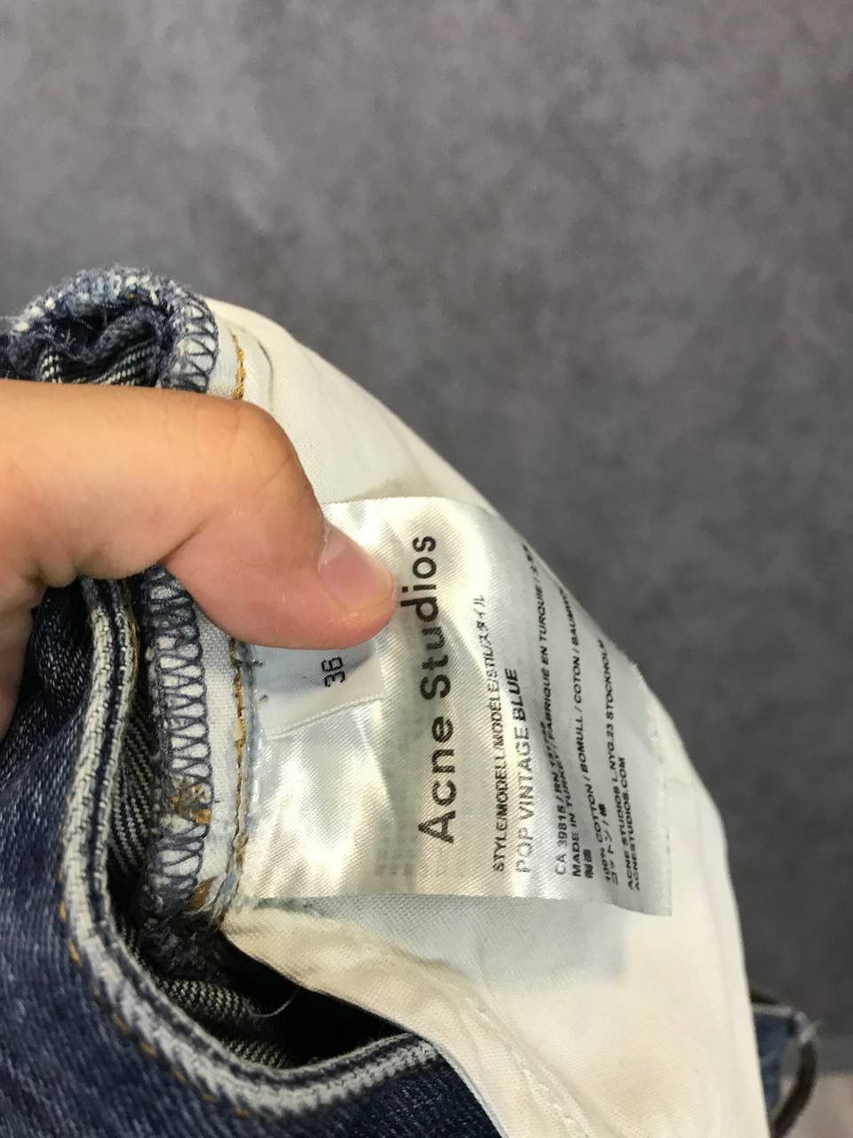 Acne Studios Acne Studios pop vintage blue unisex jeans Size US 29 - 6 Thumbnail