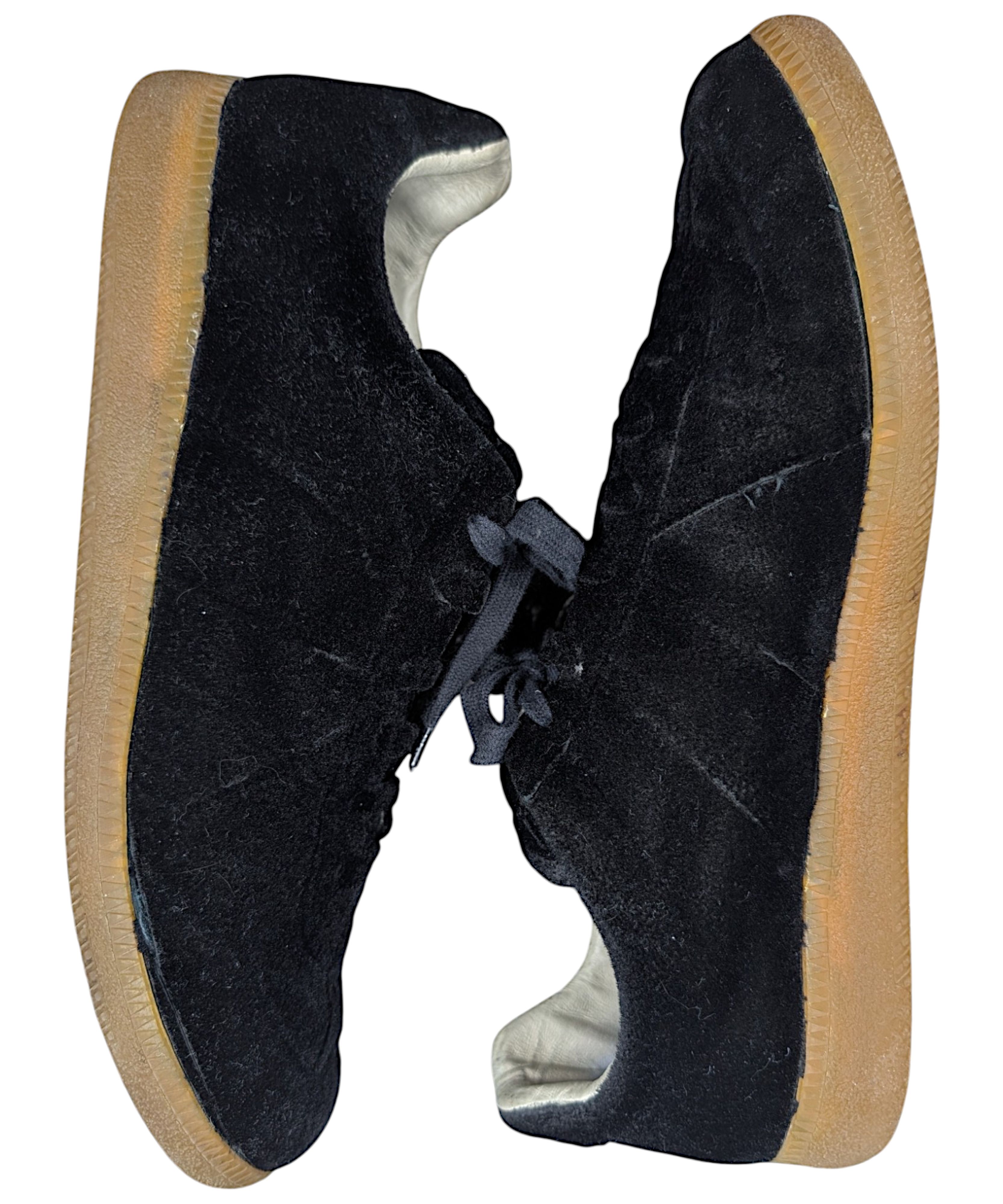 Maison Margiela Maison Margiela GAT Replica Black Velvet Dipped Sneakers Size US 9 / EU 42 - 1 Thumbnail