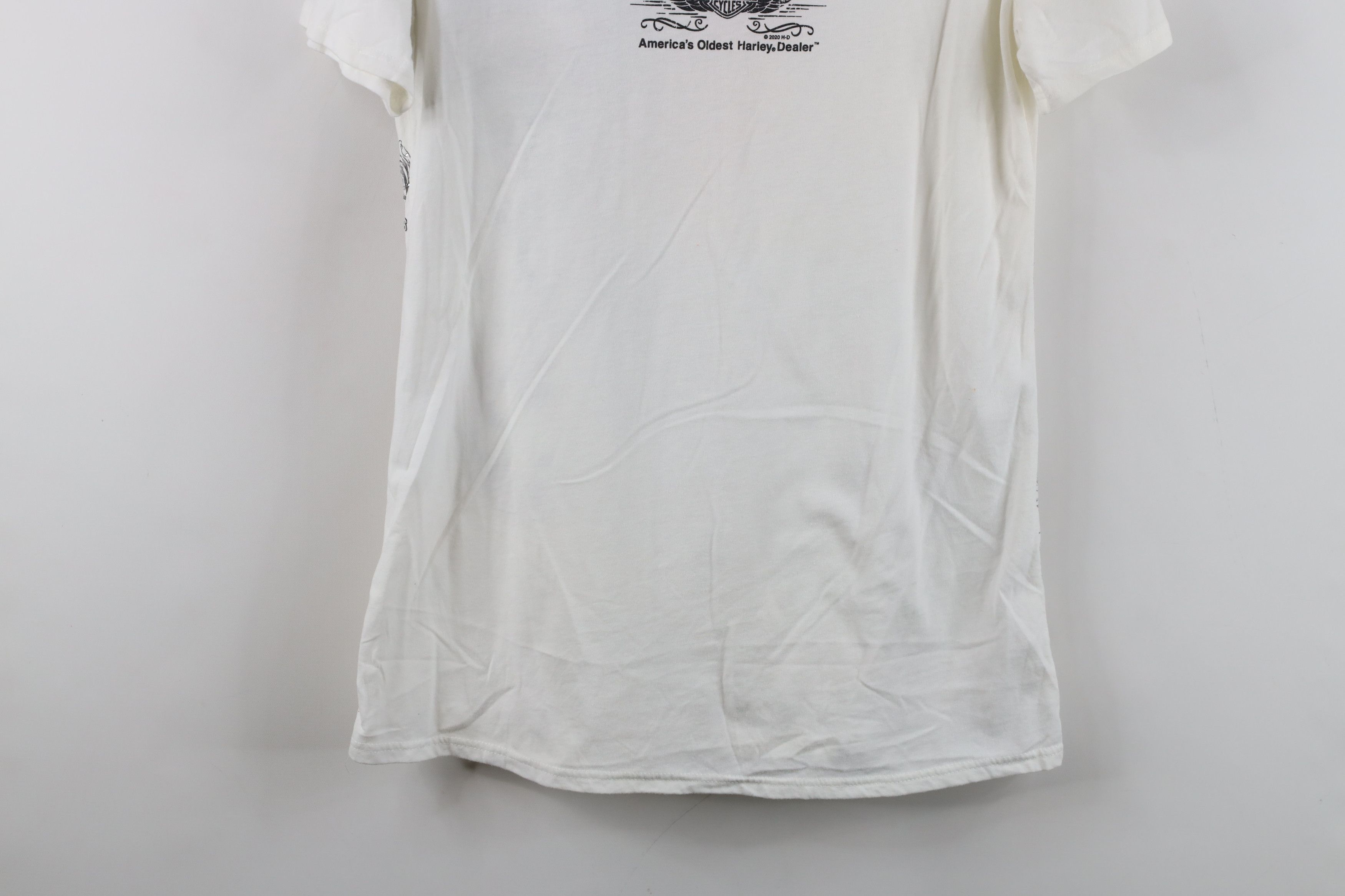 Harley Davidson Y2K Harley Davidson Sequin V-Neck Short Sleeve T-Shirt Size M / US 6-8 / IT 42-44 - 16 Thumbnail