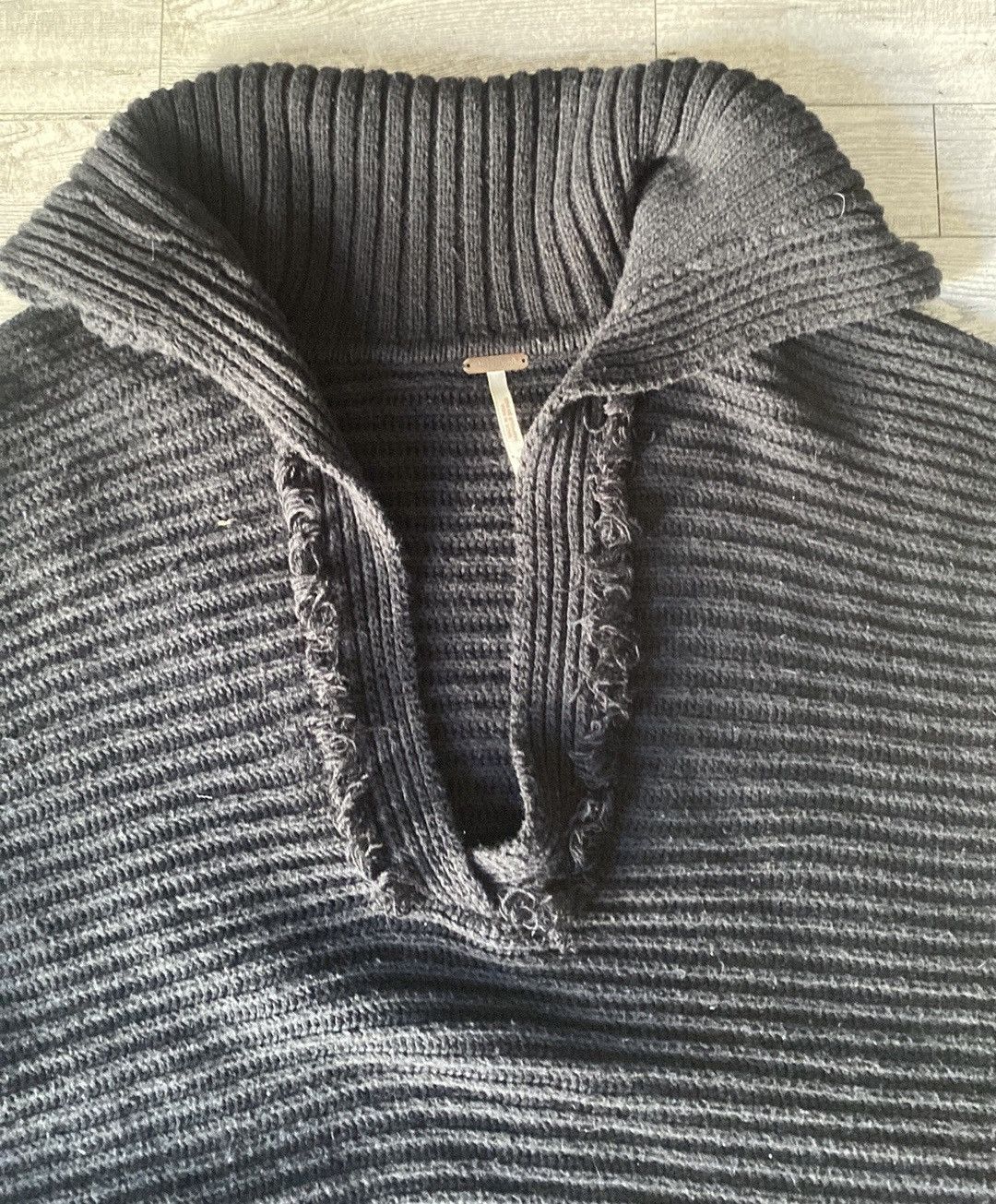 Free People Free People, Ribbed, Chunky Knit, Marlie Slouchy Sweater Size XS / US 0-2 / IT 36-38 - 8 Thumbnail