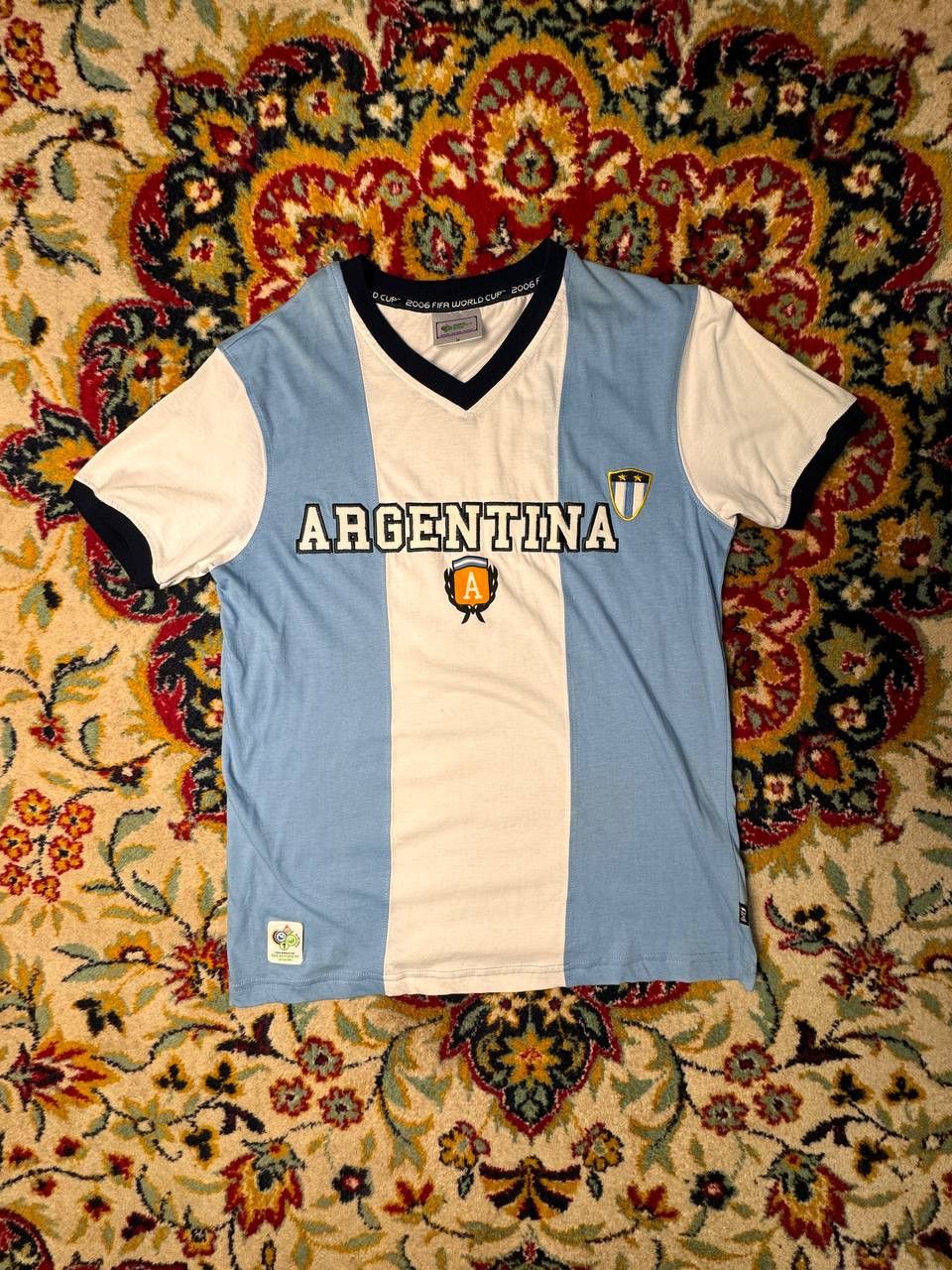 Vintage vintage t-shirt world cup 2006 argentina Size M Men Size US M / EU 48-50 / 2 - 1 Thumbnail