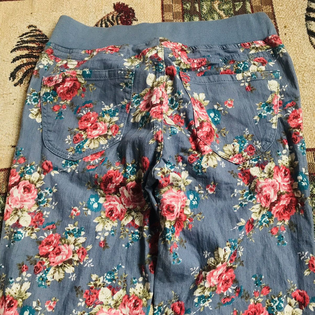 If Six Was Nine × Japanese Brand × Vintage Vintage Cat In The Closet Floral Pant Size 27" / US 4 / IT 40 - 8 Thumbnail