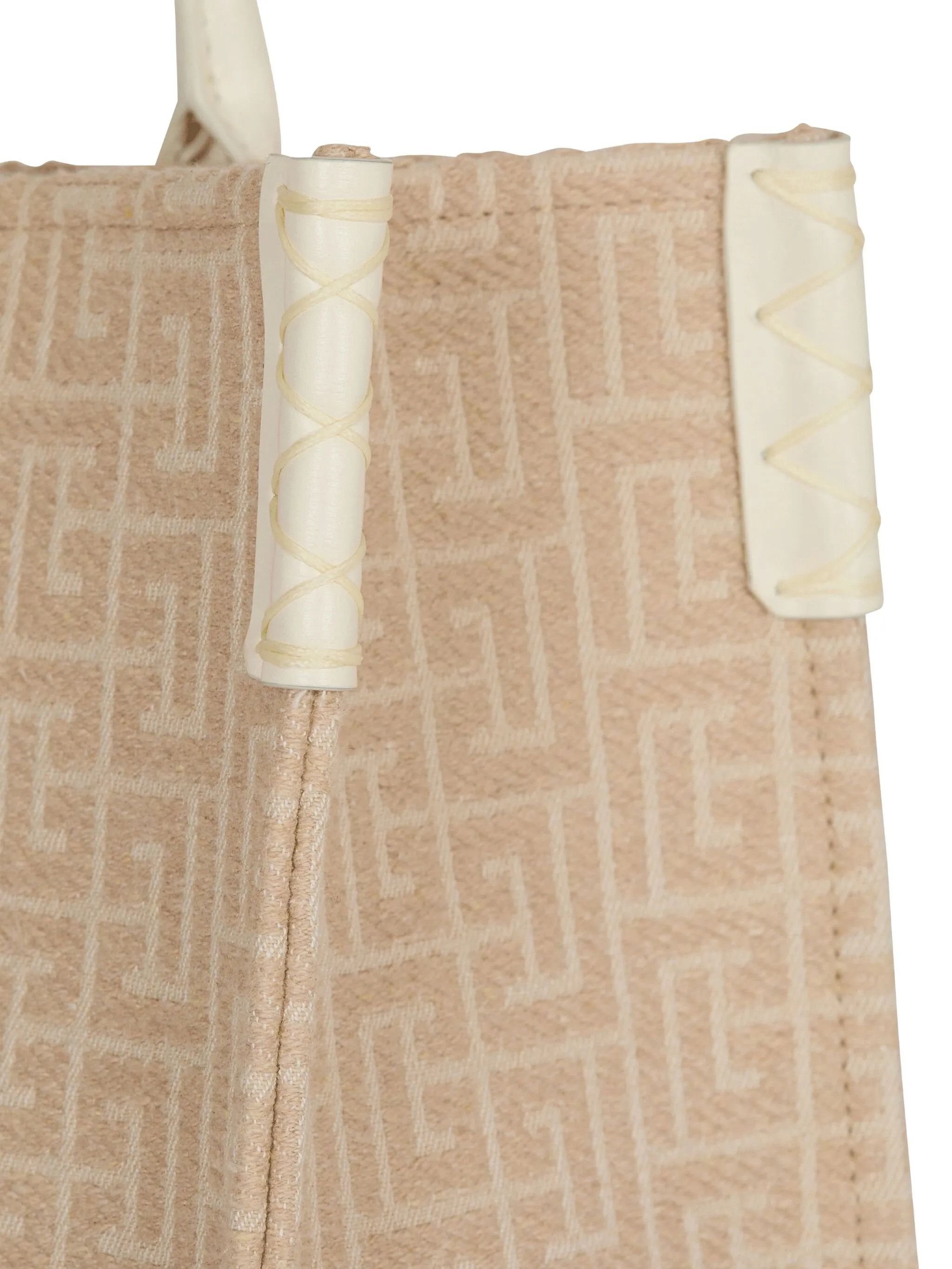 Balmain os11x0226 Size: OS / B-Army 36 Tote Bag in Beige Size ONE SIZE - 7 Thumbnail