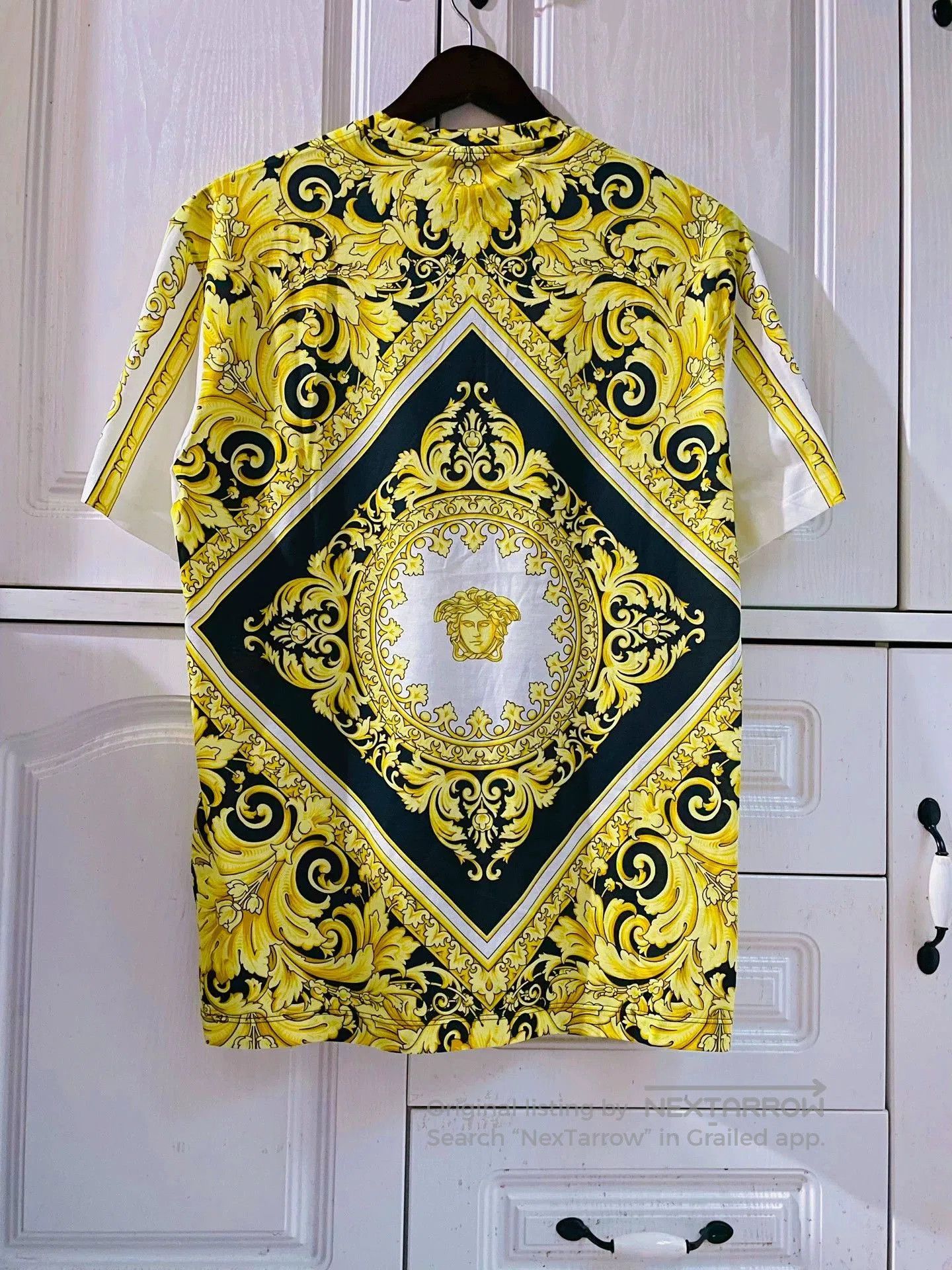 Versace Versace Baroque Graffiti Short Sleeve T-shirt. Size US L / EU 52-54 / 3 - 2 Thumbnail