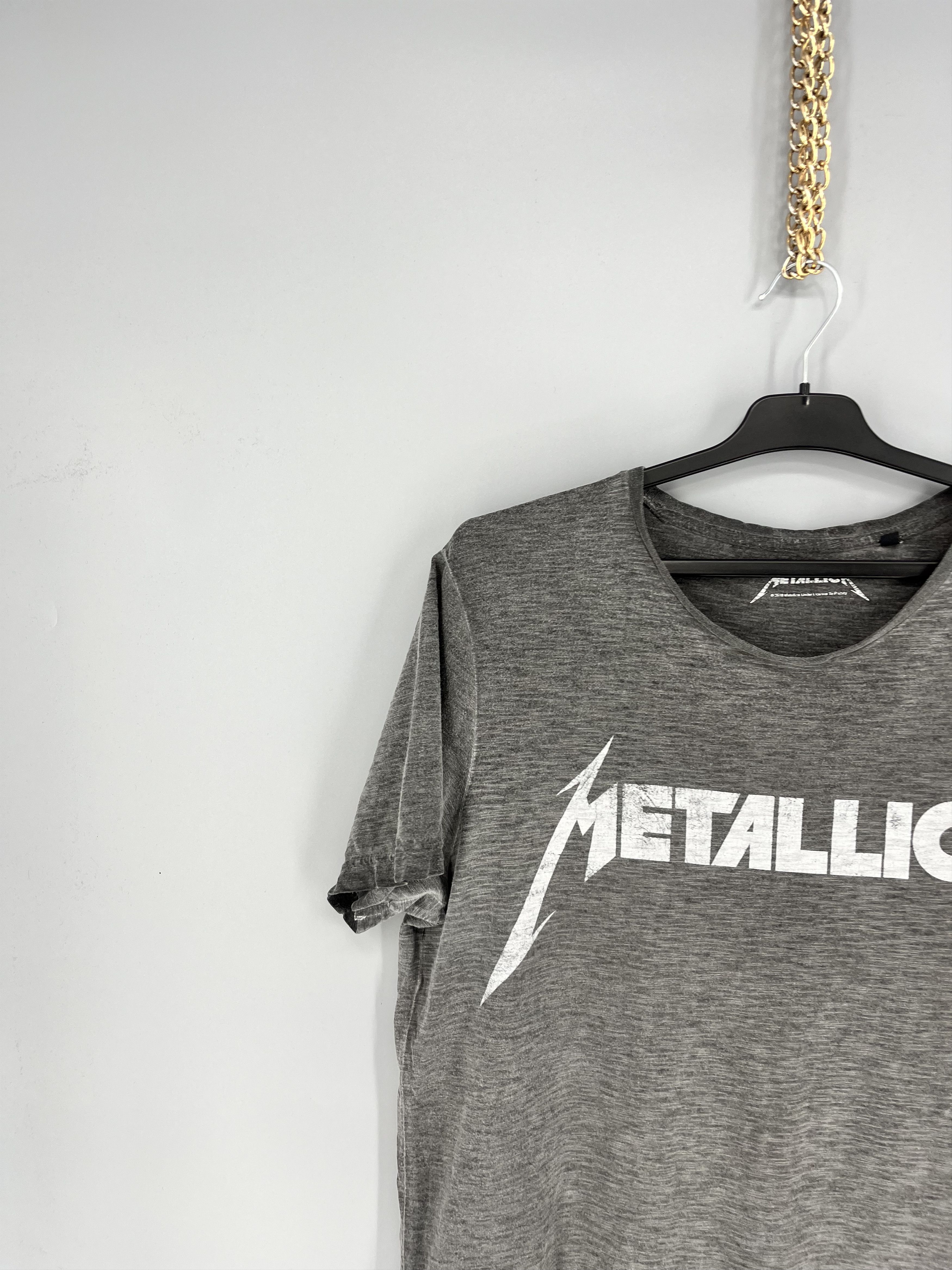 Band Tees × Vintage Vintage Y2K Metallica Skulls Dead Face Band Rock Streetwear Size US L / EU 52-54 / 3 - 4 Thumbnail