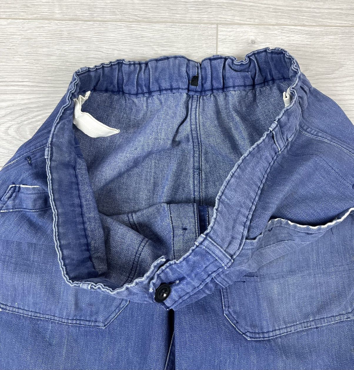 Japanese Brand × Le Laboureur × Vintage Le Laboureur Vintage Faded Blue French Work Pants Size US 34 / EU 50 - 8 Thumbnail
