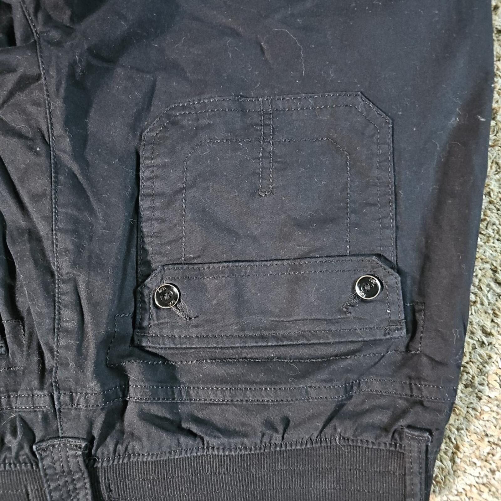 Lee Lee Relaxed Fit Mid Rise 14M Black Capris Size 36" / US 14 / IT 50 - 7 Thumbnail