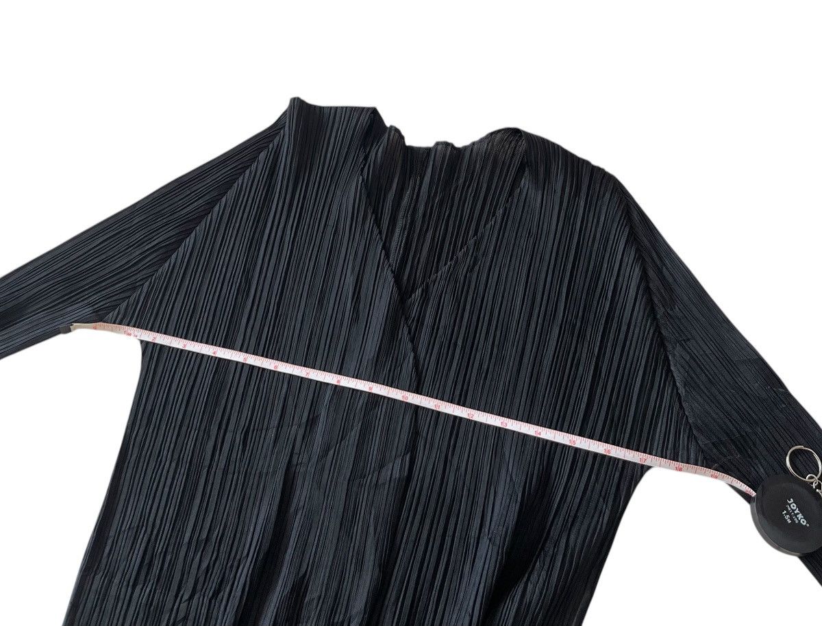 Pleats Please Issey Miyake TAX FREE 🇺🇸 issey miyake pleats please black long cardigan Size S / US 4 / IT 40 - 4 Thumbnail