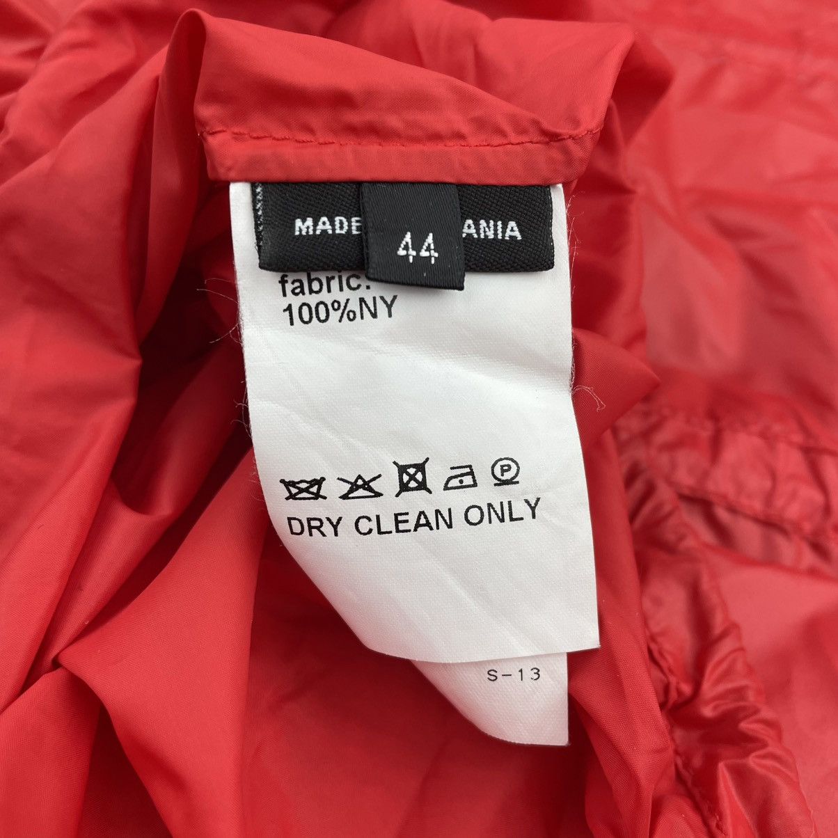 Raf Simons S/S 2008 Raf Simons Red Nylon Shirt Size US M / EU 48-50 / 2 - 9 Thumbnail