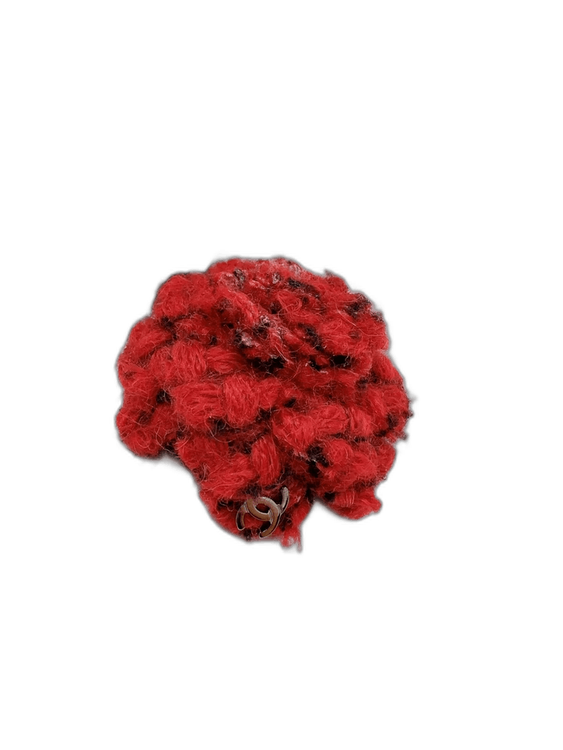 Chanel Chanel Red Mini Camellia Brooch Size ONE SIZE - 1 Thumbnail