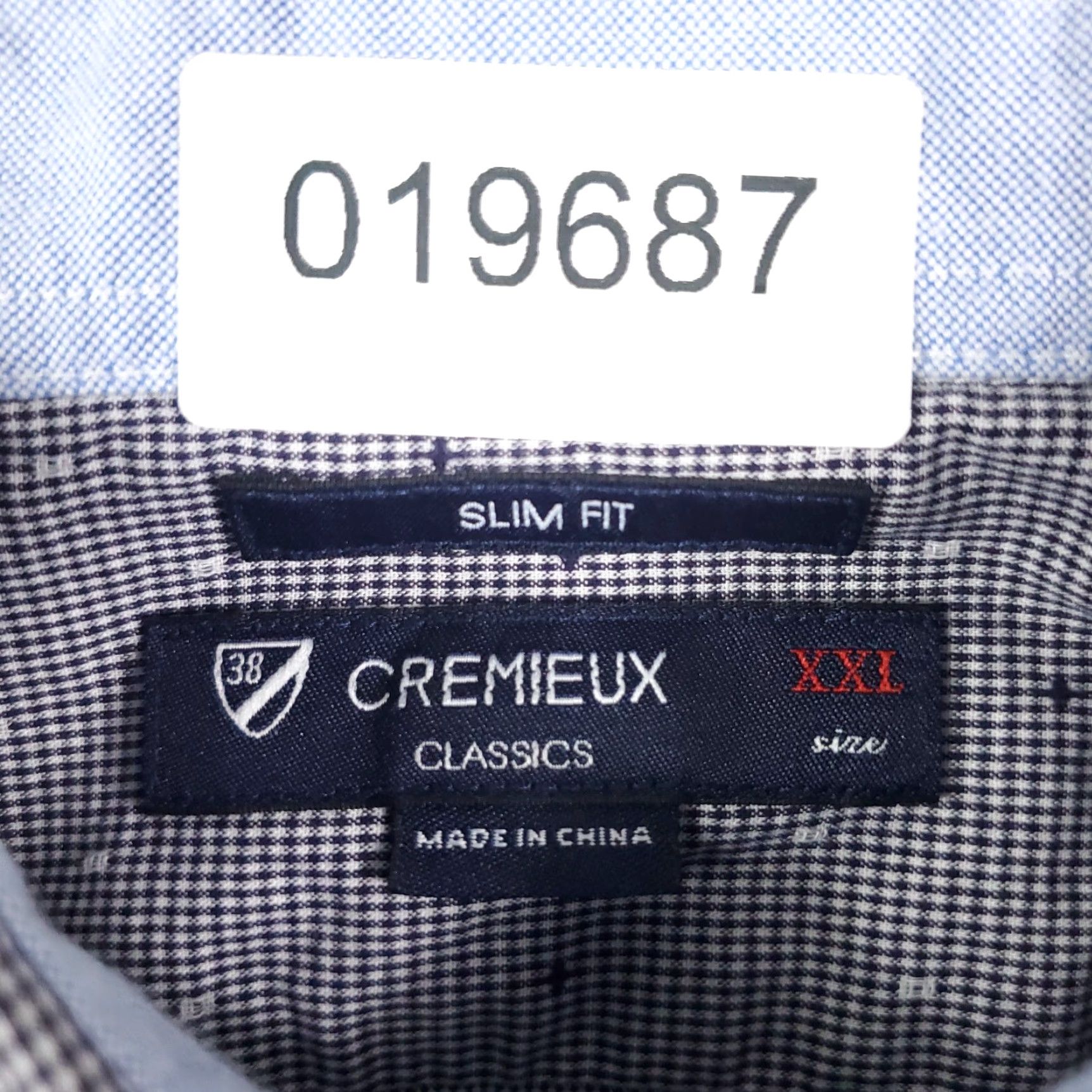 Cremieux Daniel Cremieux Button-Up Shirt Mens 2XL Blue Slim Fit Long Sleeve Casual Size US XXL / EU 58 / 5 - 6 Thumbnail