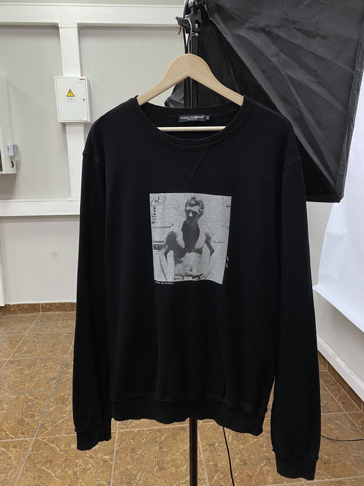 Dolce & Gabbana 🇺🇸 Dolce Gabbana Steve McQueen American Film Actor Sweatshirt Size US XL / EU 56 / 4 - 1 Thumbnail