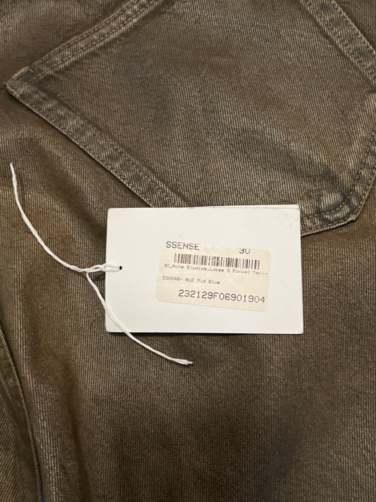 Acne Studios Acne studio waxed baggy jeans 2023 Size US 30 / EU 46 - 4 Thumbnail