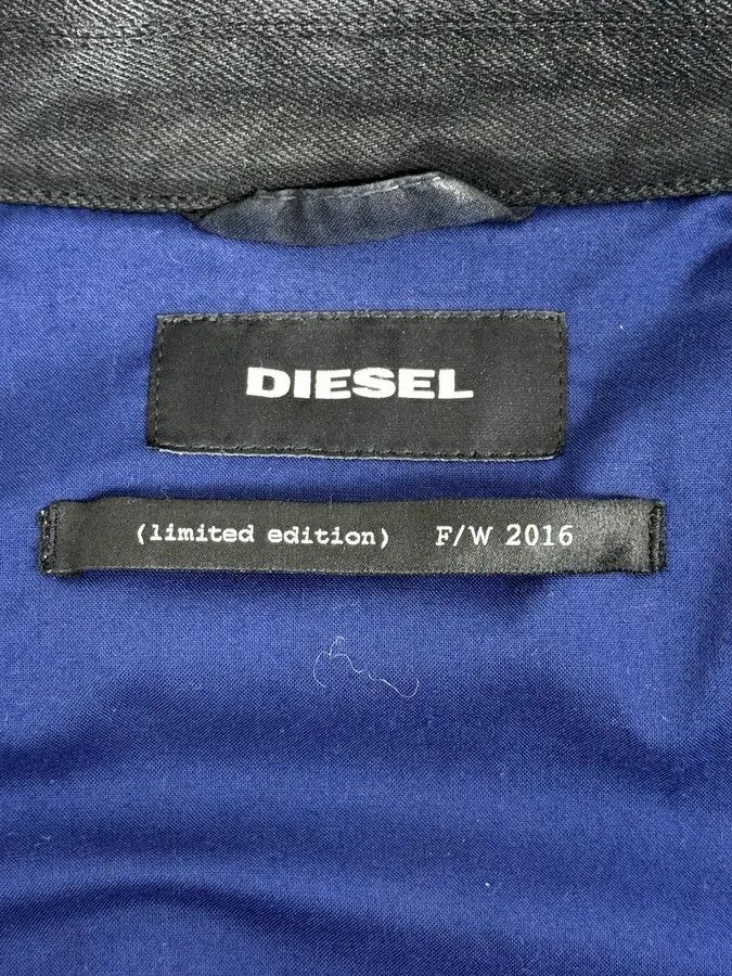 Diesel AW2016 Diesel Grey Black Gradient Trucker Jacket Size US M / EU 48-50 / 2 - 12 Thumbnail