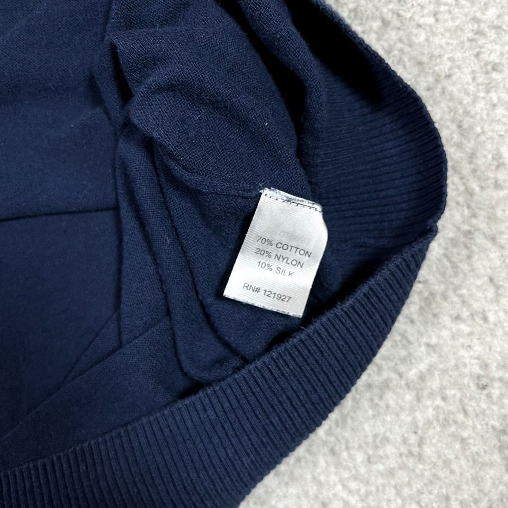 johnnie-O johnnie-O 1/4 Zip Pullover Mens XL Performance Silk Blend Conway Farms Golf Shirt Regular Blue Size US XL / EU 56 / 4 - 4 Thumbnail