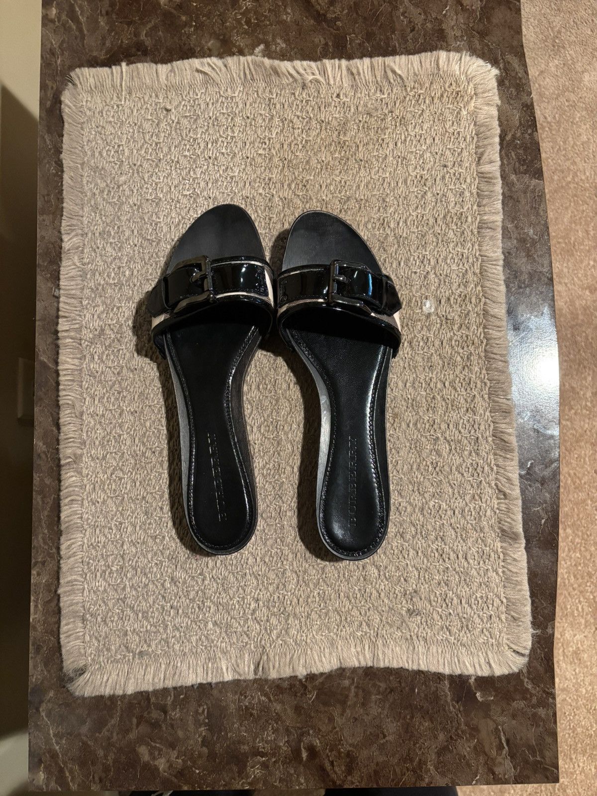 Burberry Vintage Hard Surface Burberry Sandals Size US 10 / IT 40 - 2 Thumbnail