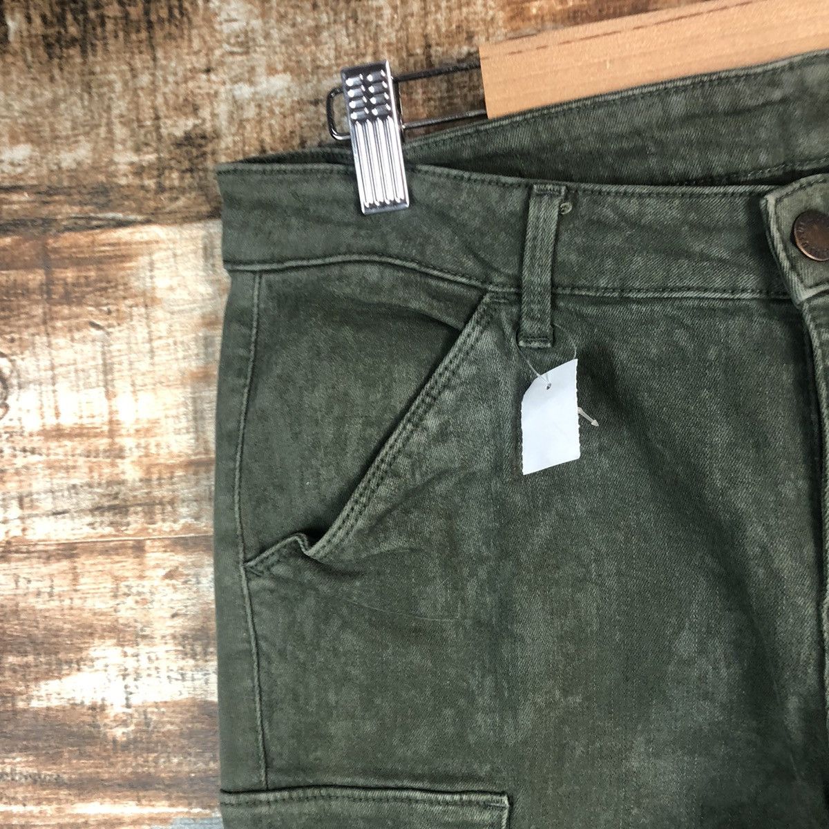 Uniqlo DL Uniqlo Green Cargo Multipocket Pants #C661 Size US 28 / EU 44 - 7 Thumbnail