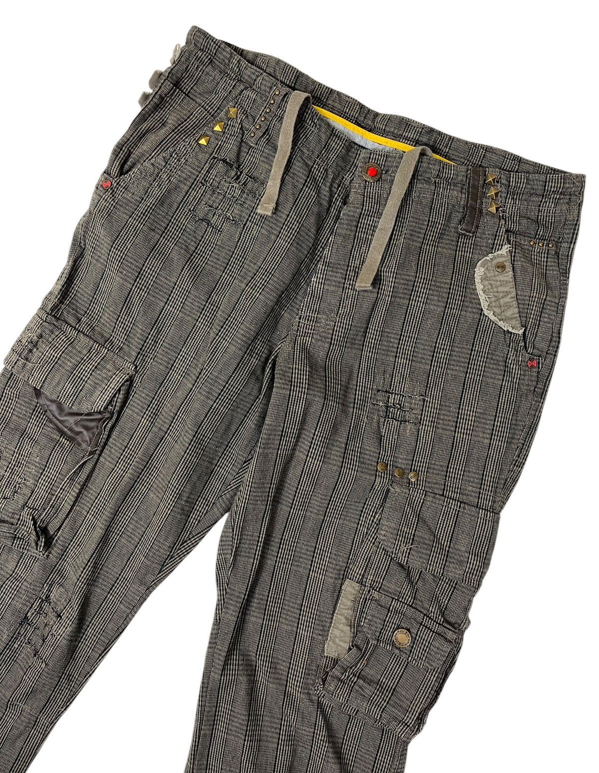 Japanese Brand Japanese Brand Rough Soul Cargo Distress Style Pants Size US 34 / EU 50 - 5 Thumbnail