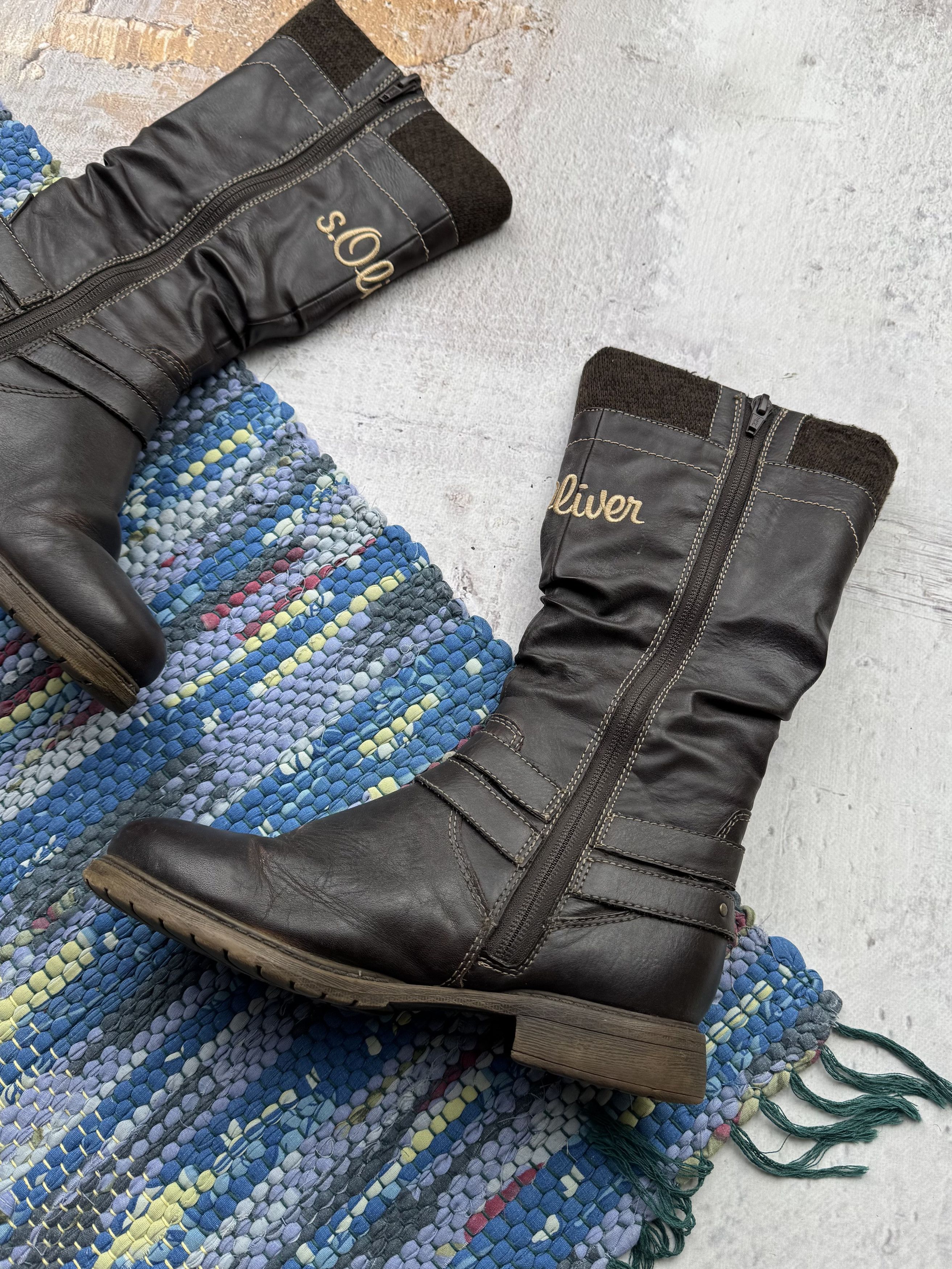 Japanese Brand Vintage Belted Boots A724D6(398) Size US 6 / IT 36 - 6 Thumbnail