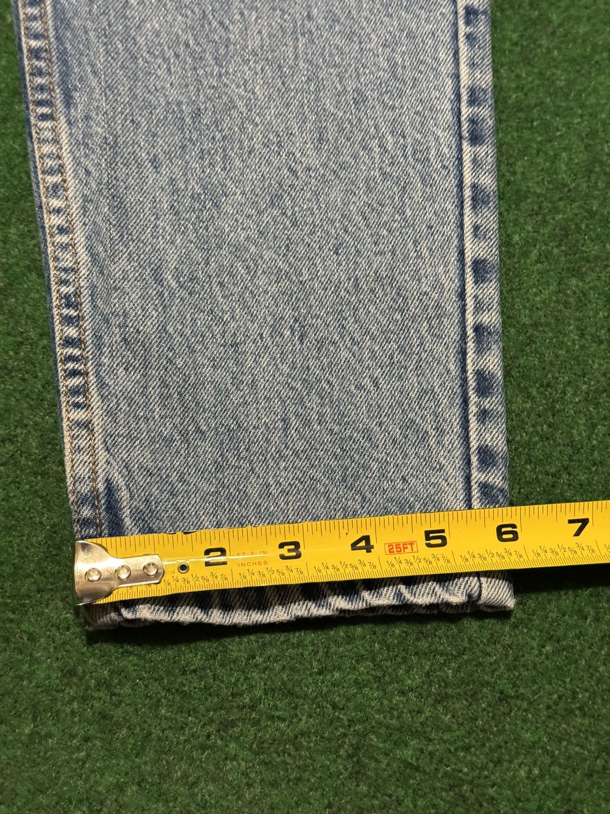 Levi's Vintage Clothing Vintage 90s Levi’s 550 Relaxed Fit Taper 28x30 Denim Jeans Size 30" / US 8 / IT 44 - 9 Thumbnail