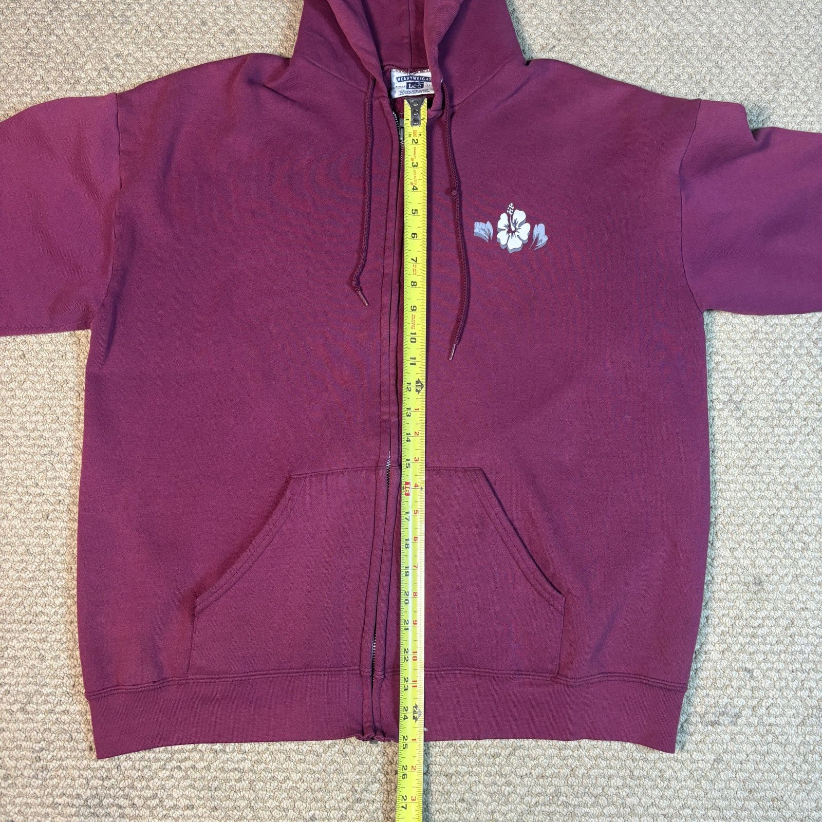 Lee vintage 90s Lee Heavyweight Hawaii floral tribal zip up XL Size US XL / EU 56 / 4 - 8 Thumbnail