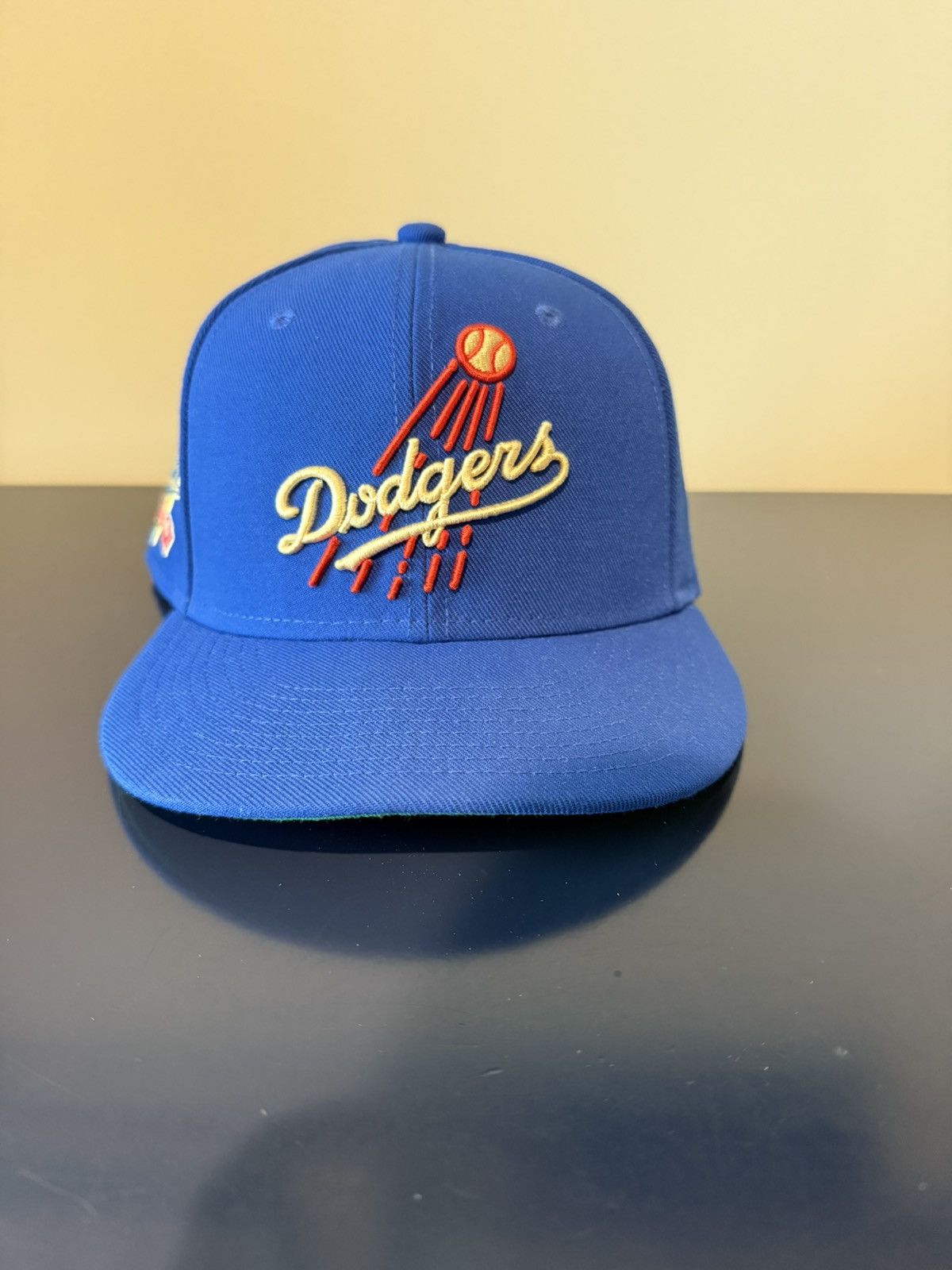 Mitchell & Ness Mitchell & Ness LA Dodgers 7 1/4 Fitted Hat Size ONE SIZE - 1 Thumbnail