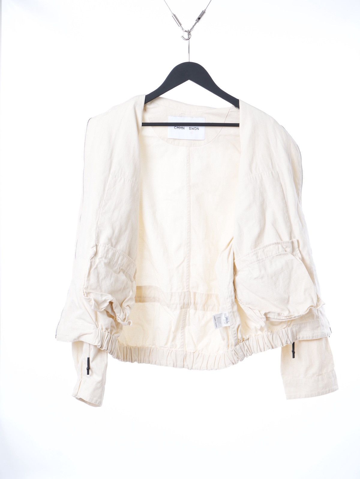 CMMN SWDN Cmon Swdn Full Zip Beige Denim jacket sz50 Size US M / EU 48-50 / 2 - 7 Thumbnail