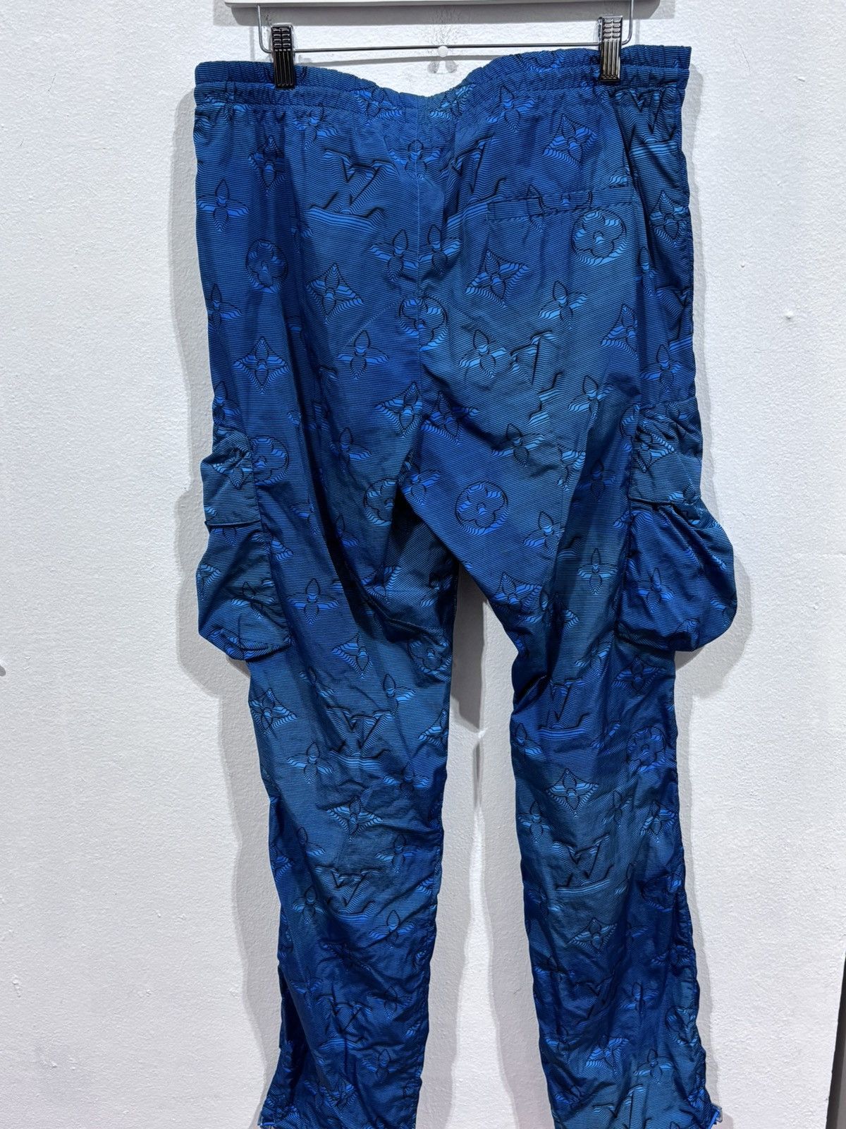 Louis Vuitton Blue 2054 Monogram Cargo Pants