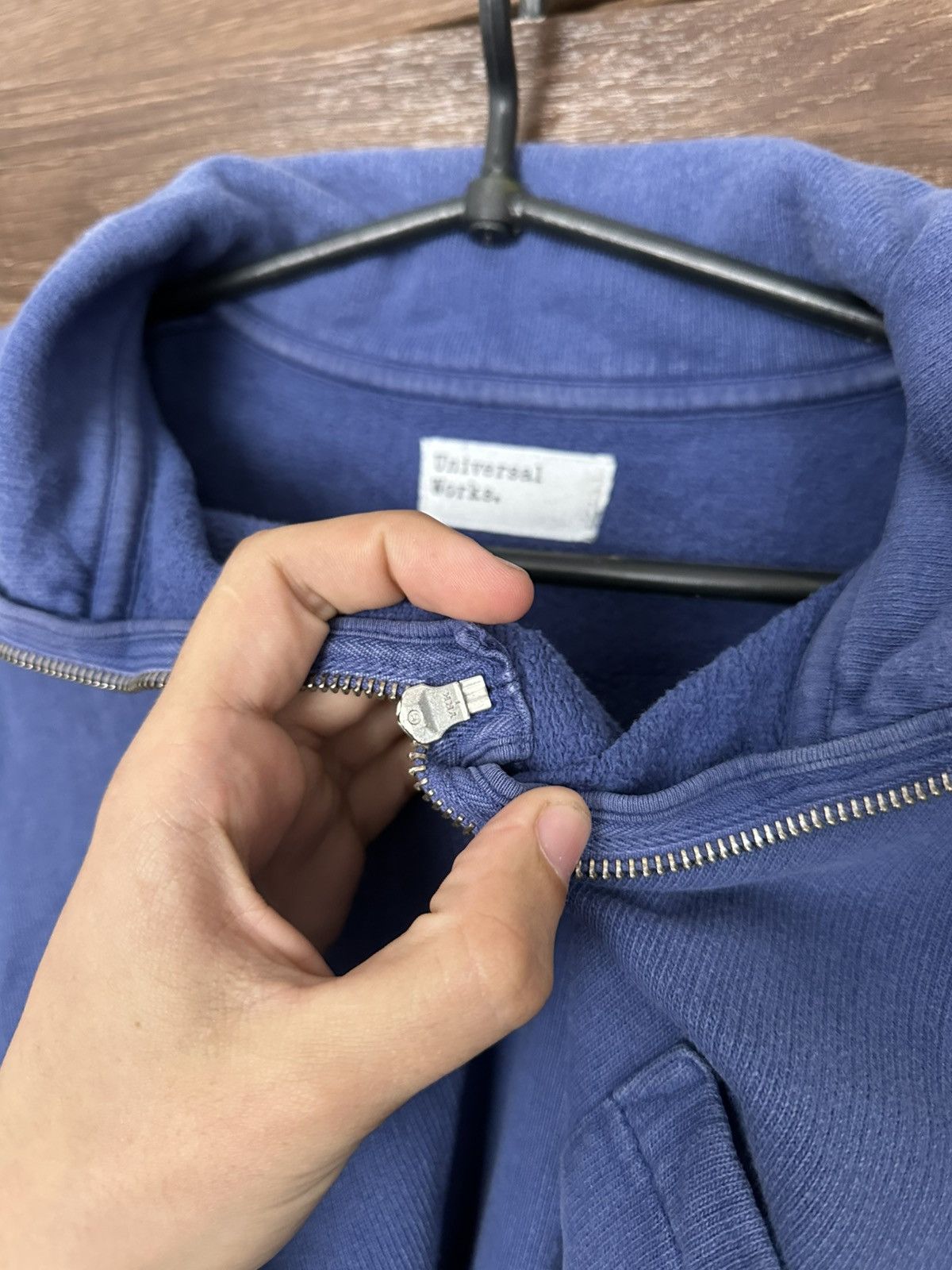 Universal Works Universal Works 1/3 Zip Pullover Sweatshirt Size US L / EU 52-54 / 3 - 8 Thumbnail