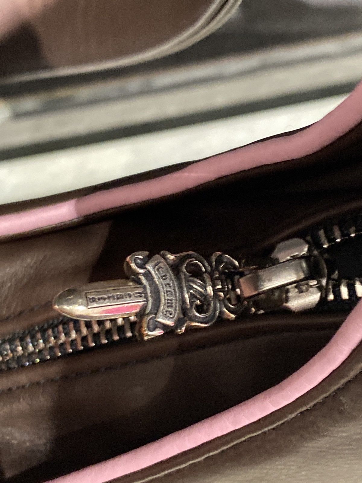 Chrome Hearts Chrome Hearts Pink & Brown Shoulder Strap Hobo Underarm Bag Size ONE SIZE - 6 Thumbnail