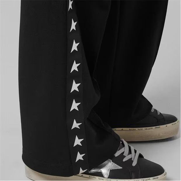Golden Goose o1g2r1mq1024 Tracksuit Bottoms in Black & White Size 31" - 3 Thumbnail