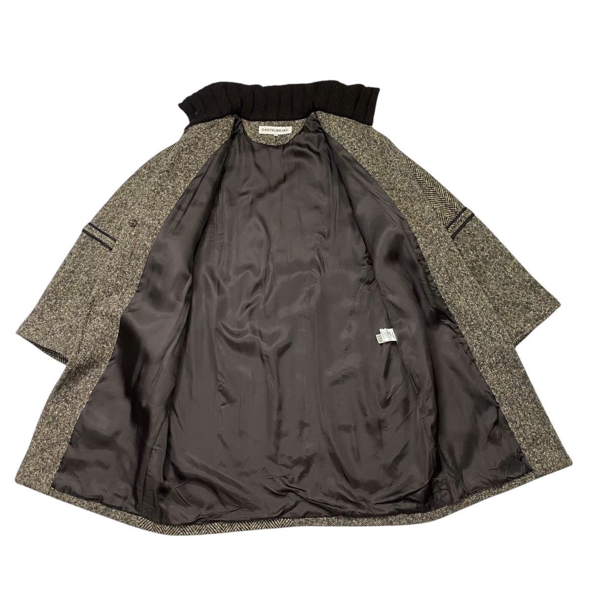 Designer × Jean Charles De Castelbajac Castelbajac x CarmA SpA Italian logo wool tweed coat Size US M / EU 48-50 / 2 - 7 Thumbnail