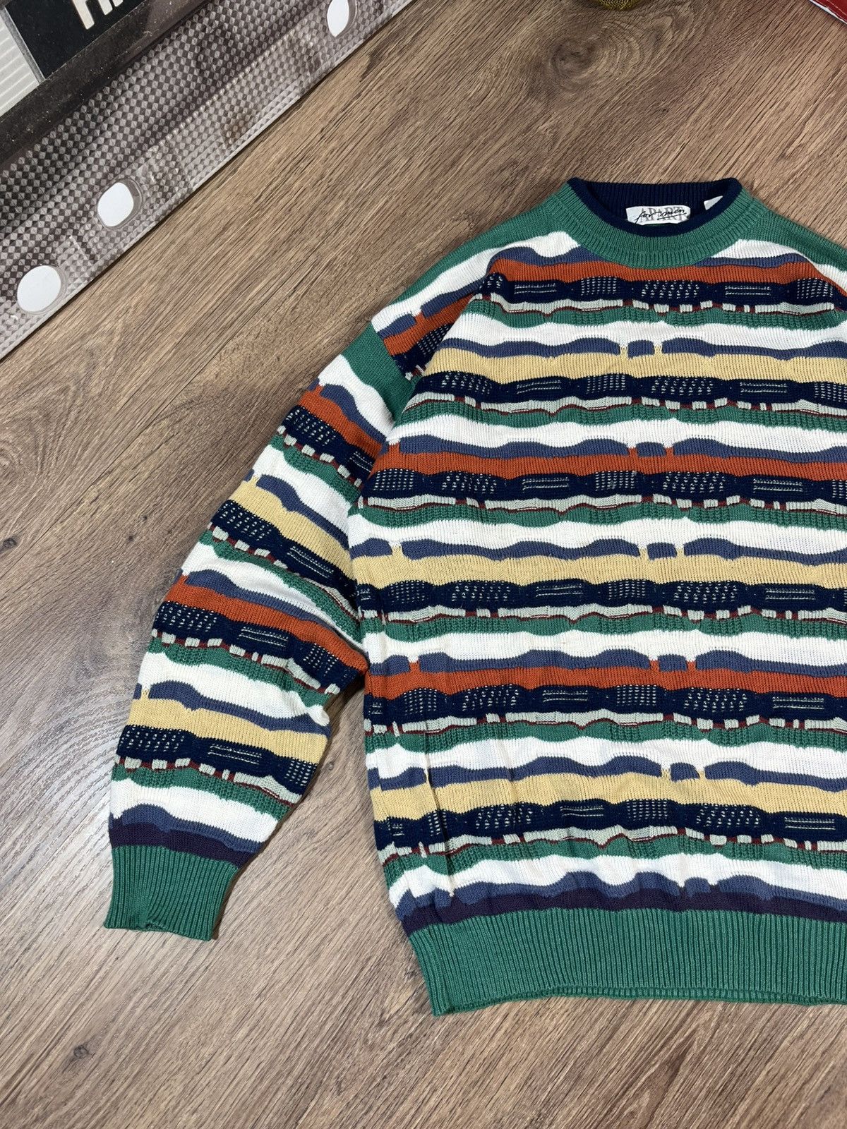 Designer Vintage Coogi Style Sweater Italy Size US L / EU 52-54 / 3 - 2 Thumbnail