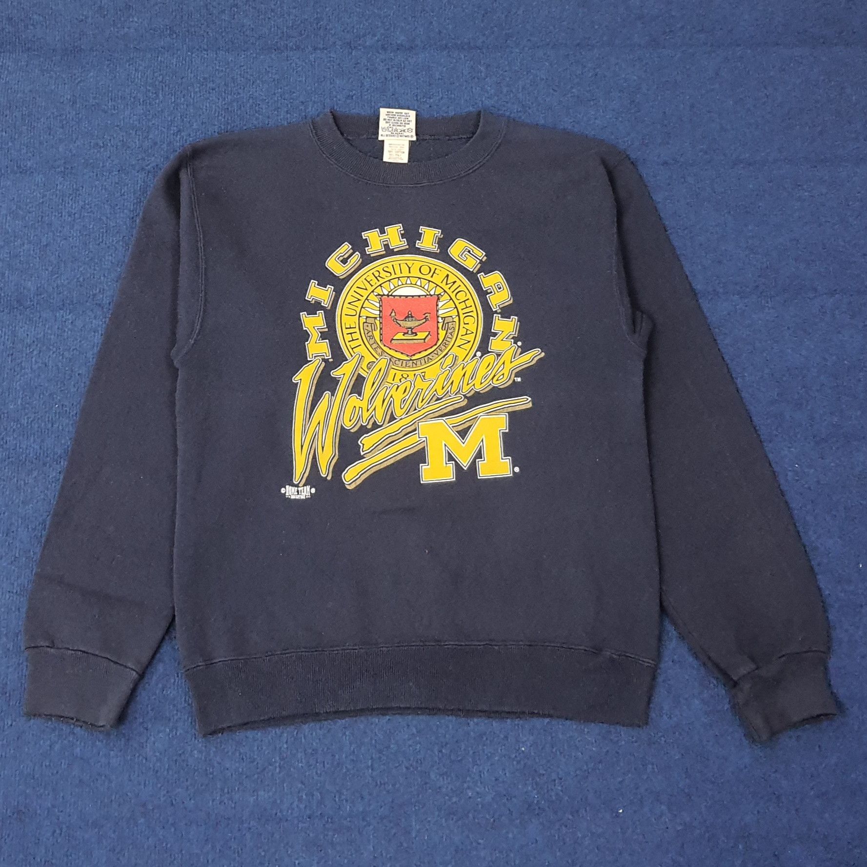 Nutmeg Vintage Michigan Wolverines Sweatshirt University C263N21 Size US S / EU 44-46 / 1 - 1 Thumbnail