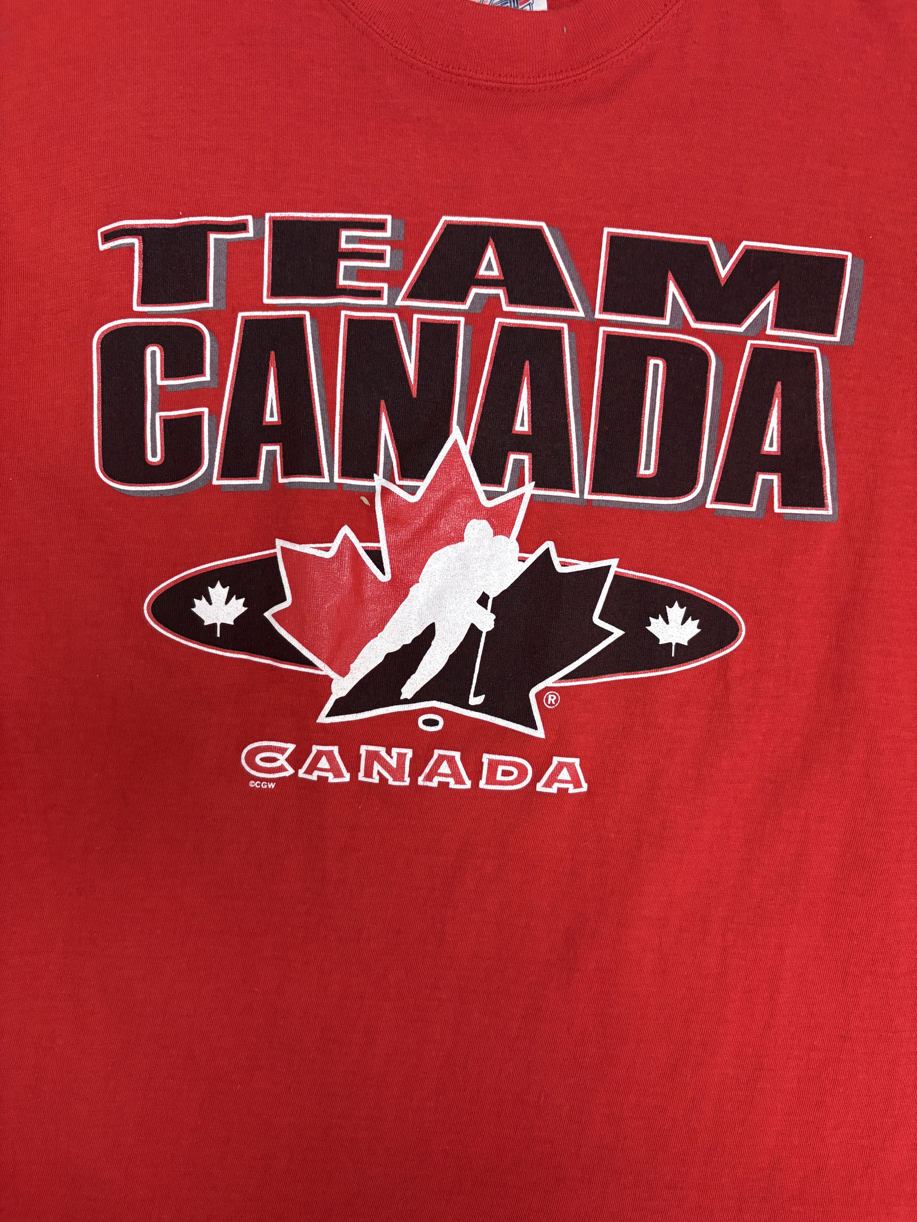 Vintage Team Canada Hockey Vintage T-Shirt Tee Size US S / EU 44-46 / 1 - 2 Thumbnail