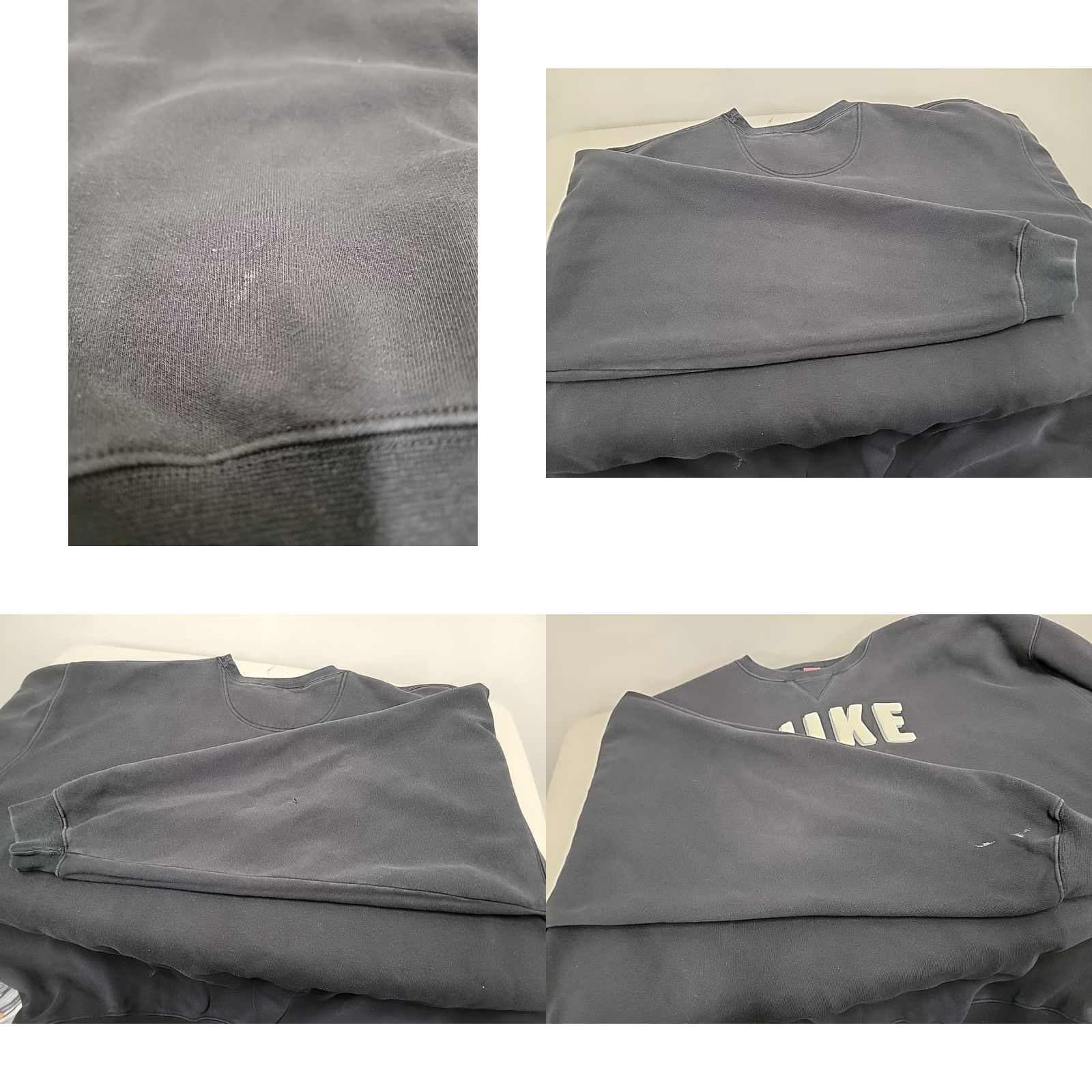 Nike VINTAGE Nike Hoodie Mens 2XL Black Logo Swoosh Big Spell Out Center Pullover Size US XXL / EU 58 / 5 - 8 Thumbnail