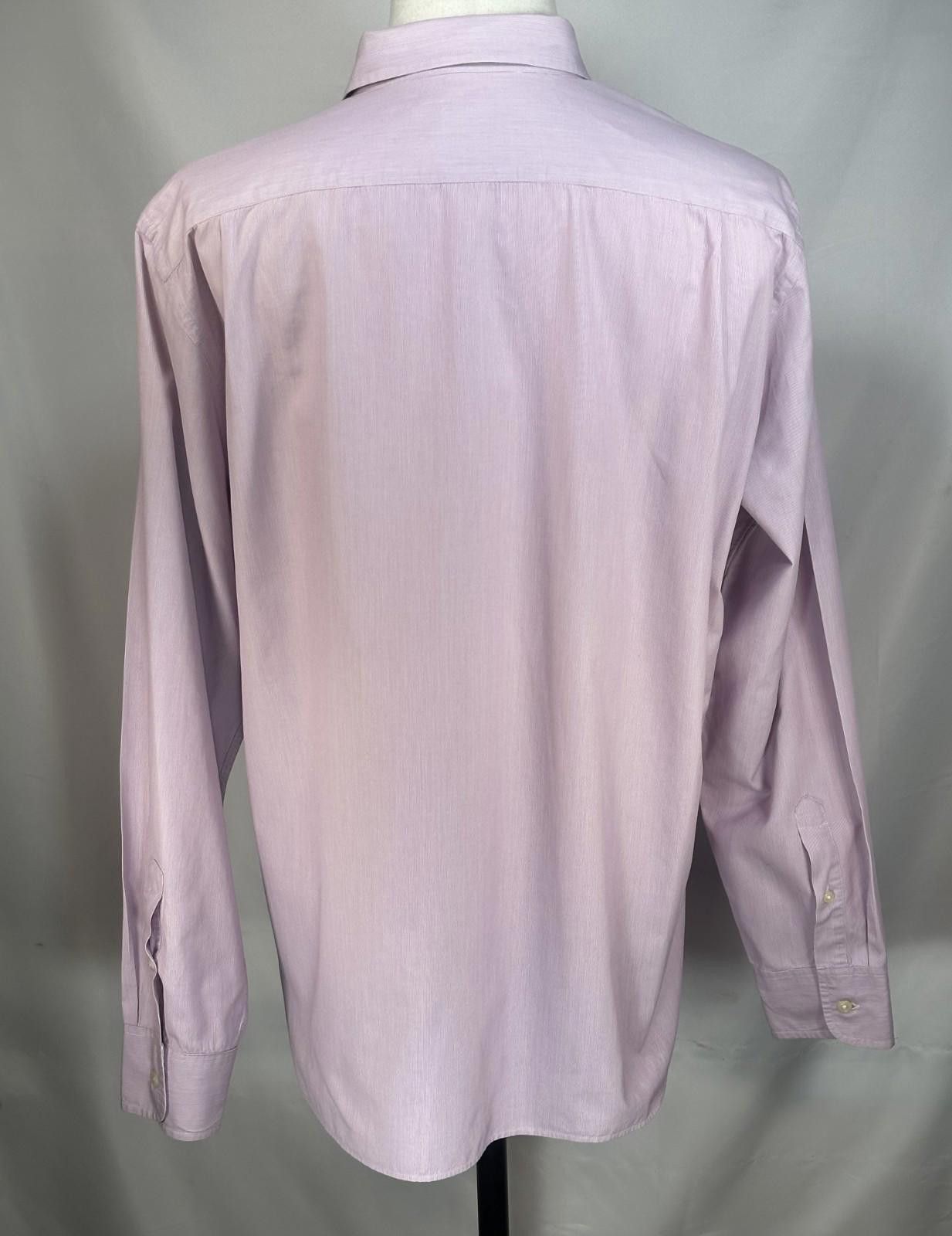 J.Crew J Crew 2-Ply Cotton Button Up Shirt Mens Purple XL 17-17.5 Size US XL / EU 56 / 4 - 2 Thumbnail