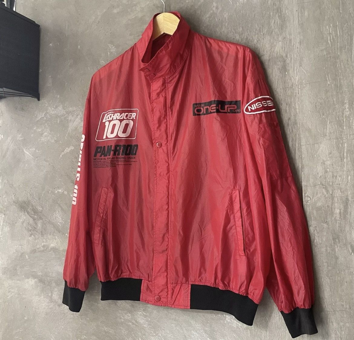 Sports Specialties × Vintage Vintage Racing Team Jacket Nisseki Japan Dash Racer 100 Red Size US L / EU 52-54 / 3 - 3 Thumbnail