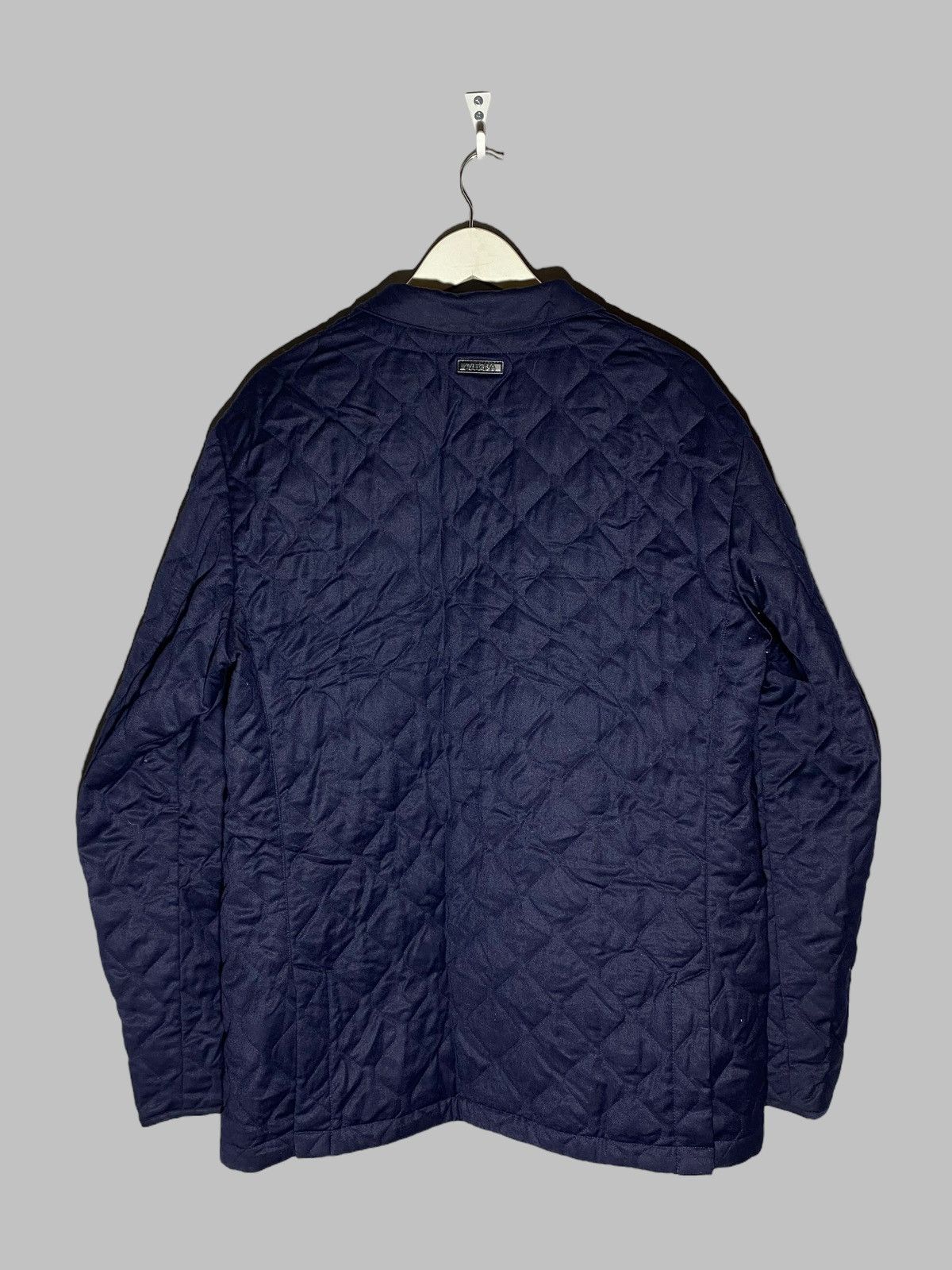 Z Zegna 🔥 ZEGNA WOOL V-NECK QUILTED PADDED JACKET ITALY CLASSIC FIT Size US XL / EU 56 / 4 - 3 Thumbnail
