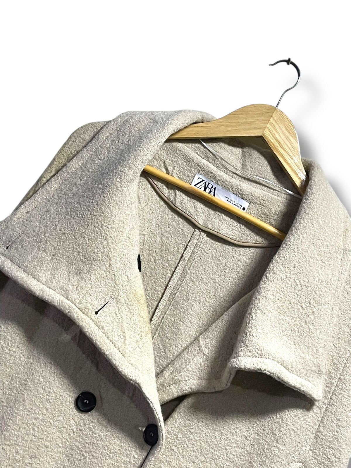 Designer × Vintage × Zara Vintage ZARA Limited Edition Capes Coat (76) Size L / US 10 / IT 46 - 2 Thumbnail