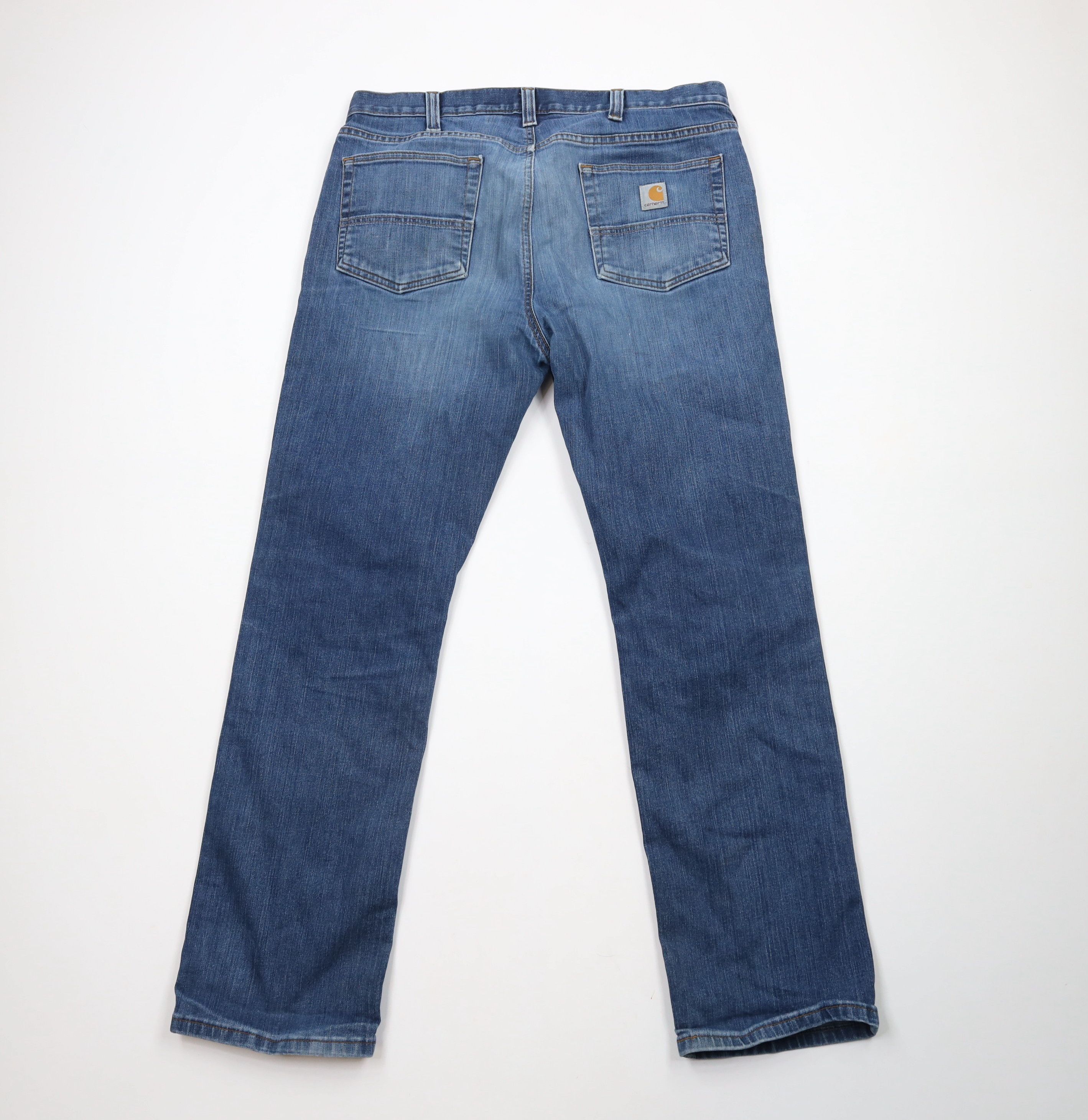 Carhartt × Vintage Vintage Carhartt Relaxed Fit Stretch Denim Jeans Blue Size US 36 / EU 52 - 11 Thumbnail