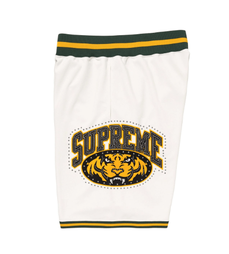 Supreme Supreme Studded Basketball Short White Large Size US 34 / EU 50 - 2 Thumbnail