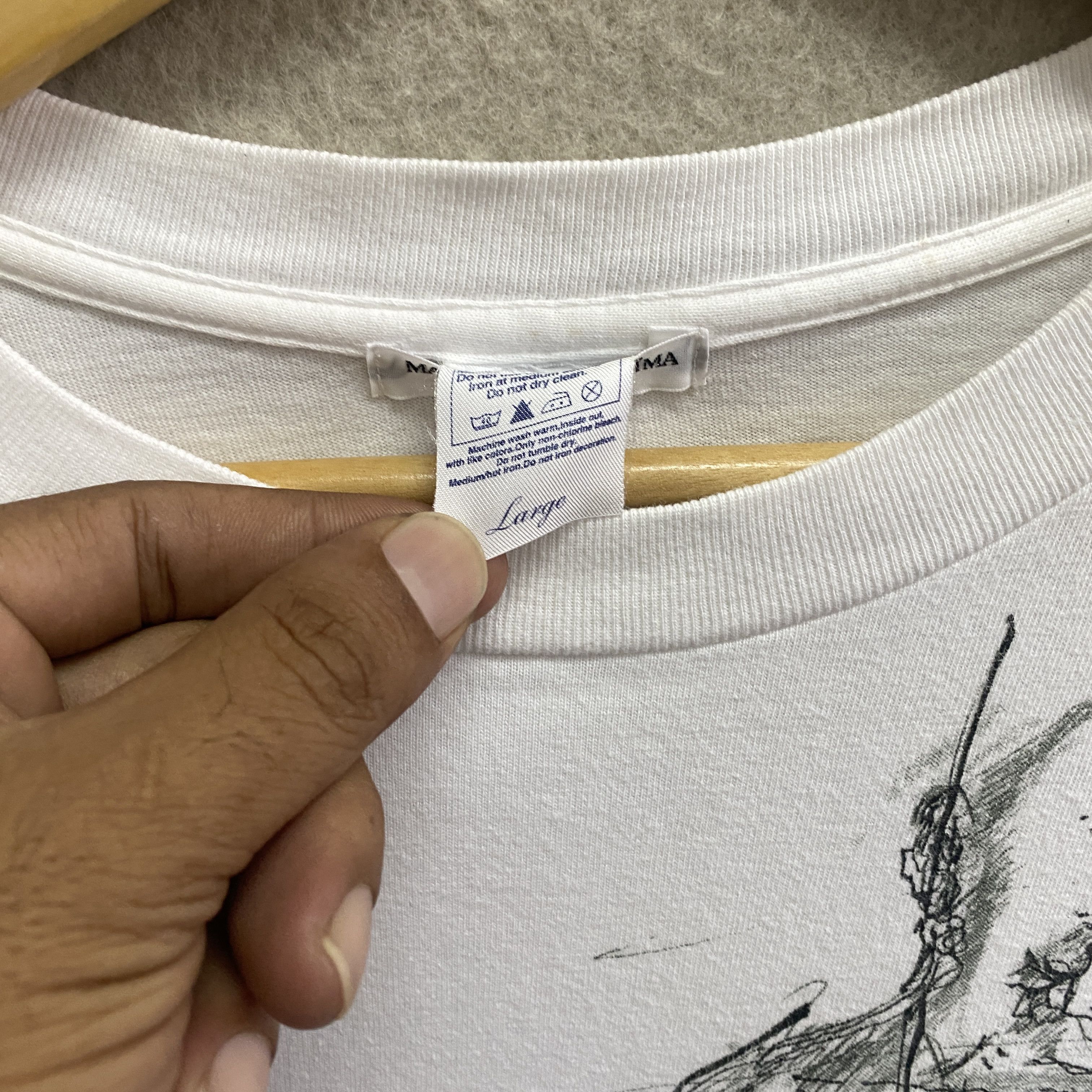 Issey Miyake × Masaki Matsushima × Vintage Vintage Y2K Masaki Matsushima Tshirt Size US M / EU 48-50 / 2 - 6 Thumbnail