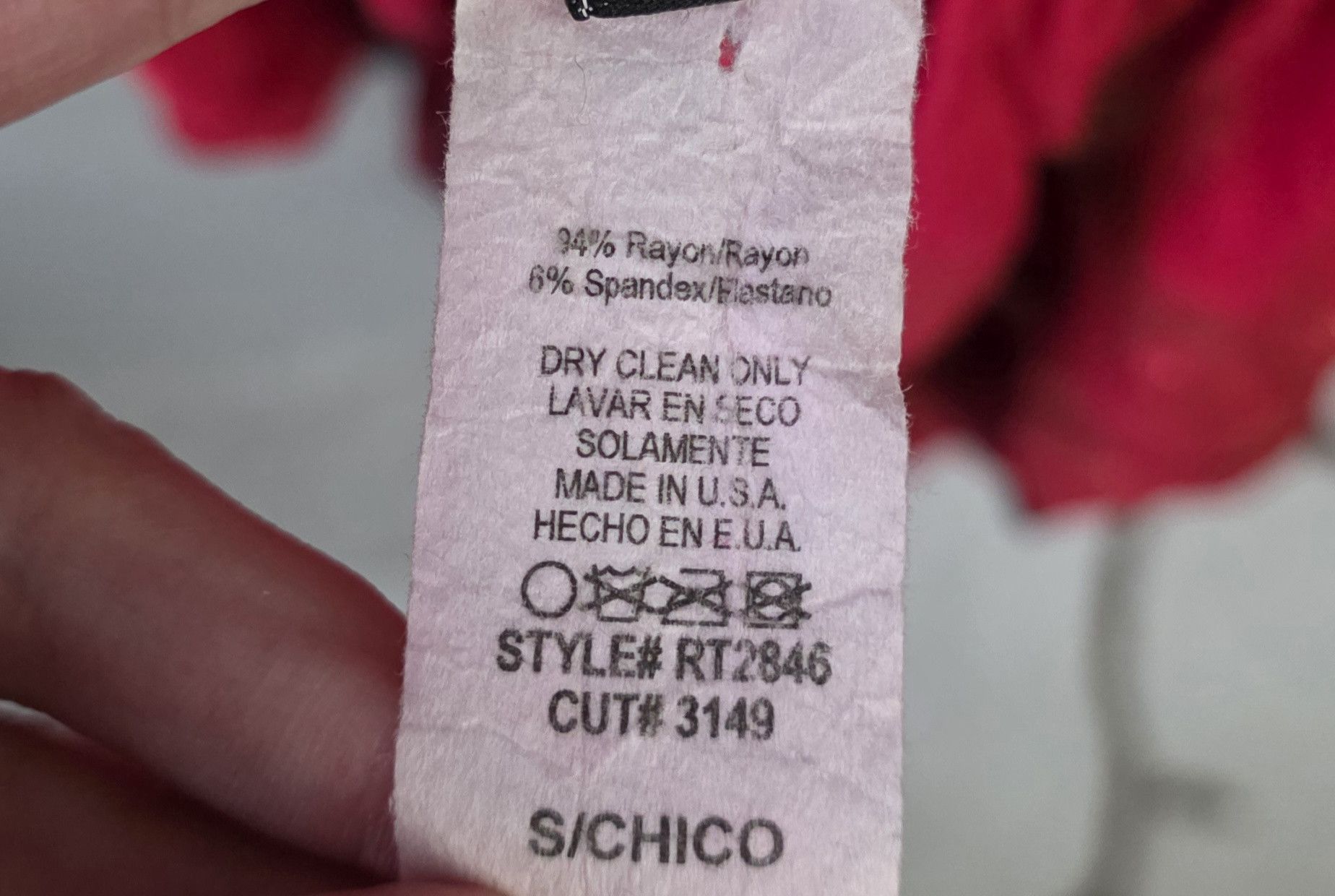 Other Pop Up Red Gold Link Off Shoulder Top Shirt Tunic S Chico Size S / US 4 / IT 40 - 3 Thumbnail